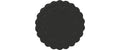 Duni Untersetzer Rund 9cm Romance schwarz D:9cm, 8-lagig, 250 Stk.