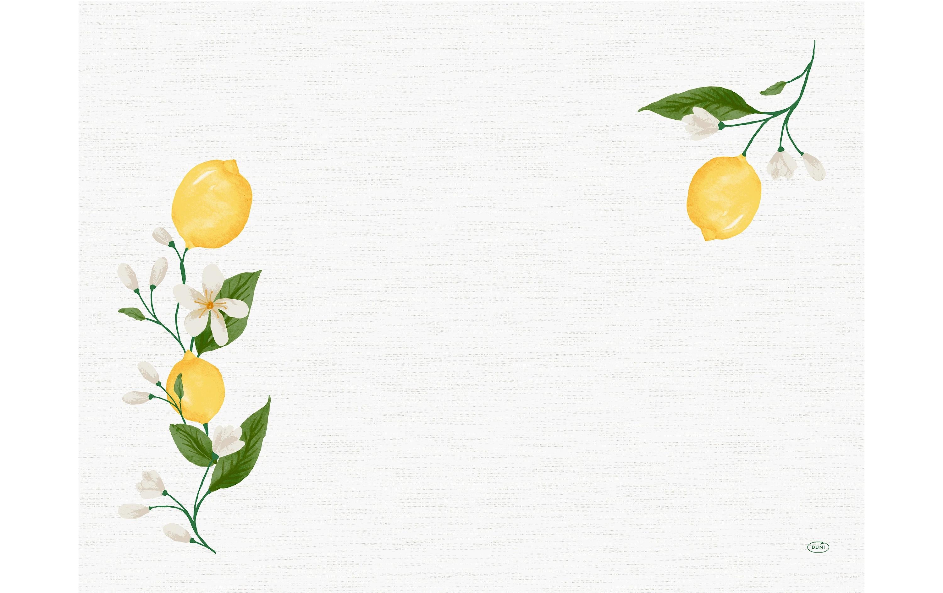 Duni Tischset Papier Lemon Fiesta 30x40cm, 250 Stk.