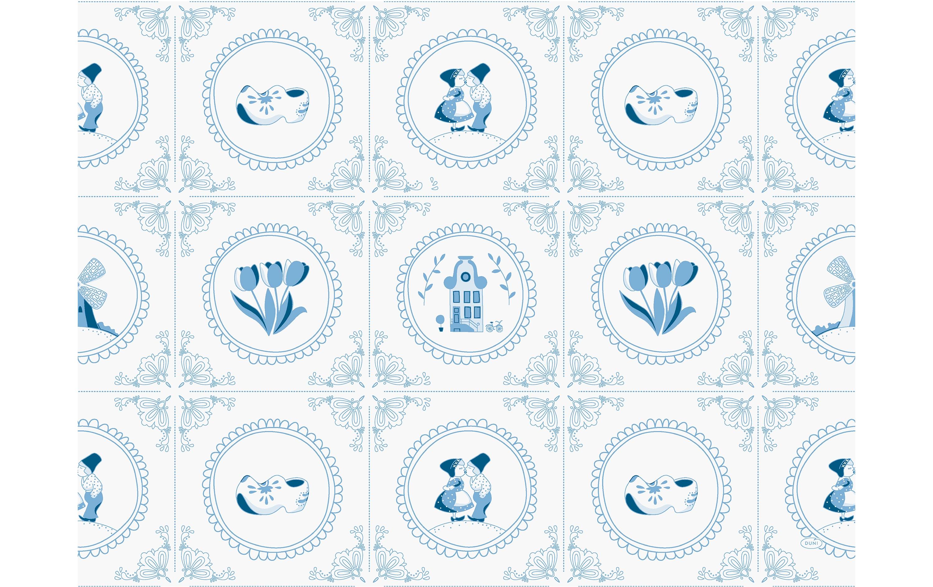 Duni Tischset Papier Dutch Charm 30x40cm, 250 Stk.