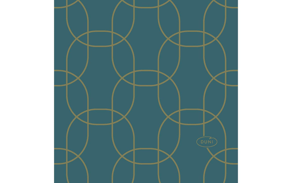 Duni Servietten Bio DSF Golden Deco 20x20cm, 180 Stk.