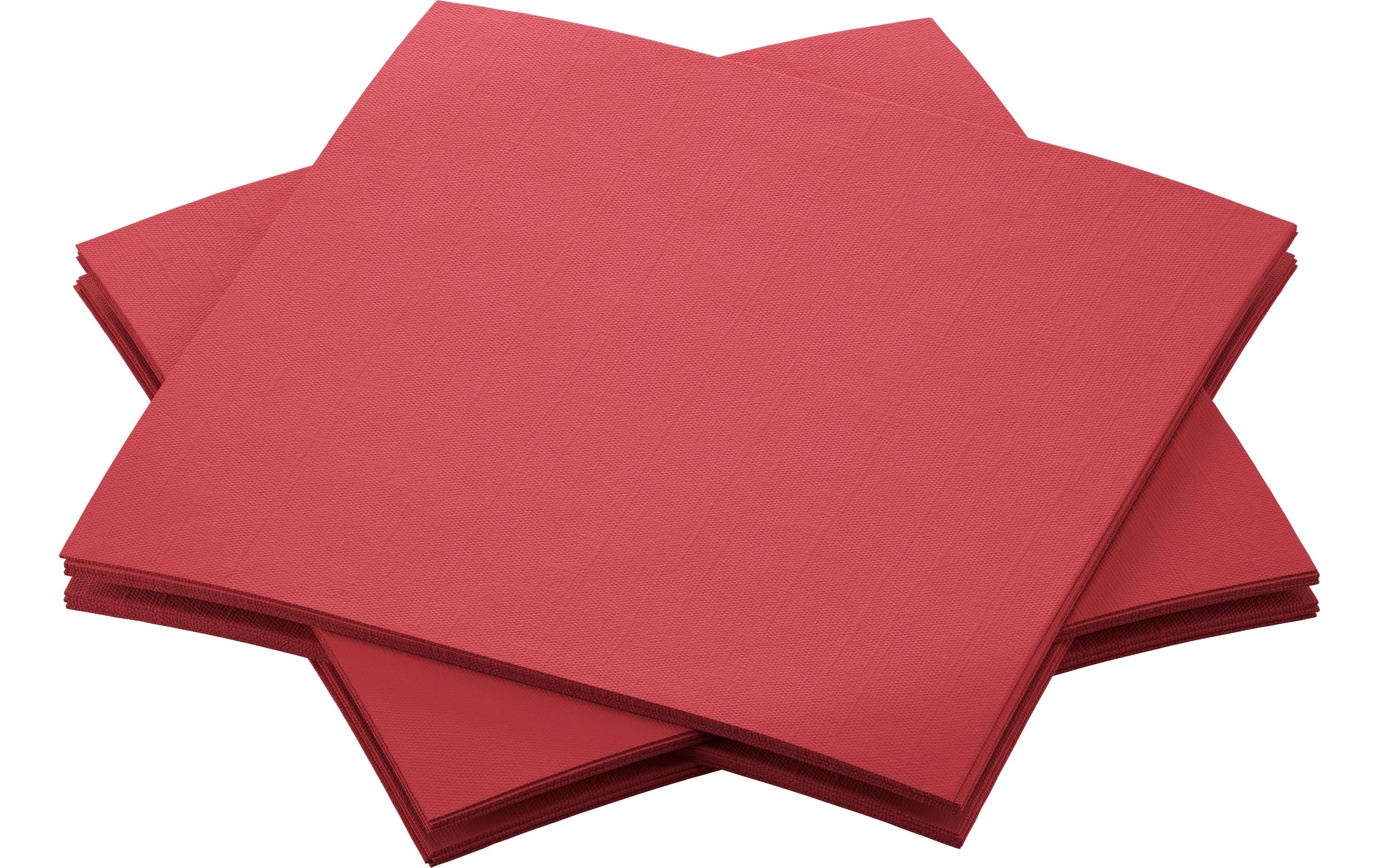 Duni Servietten Bio DSF bordeaux 20x20cm, 180 Stk.