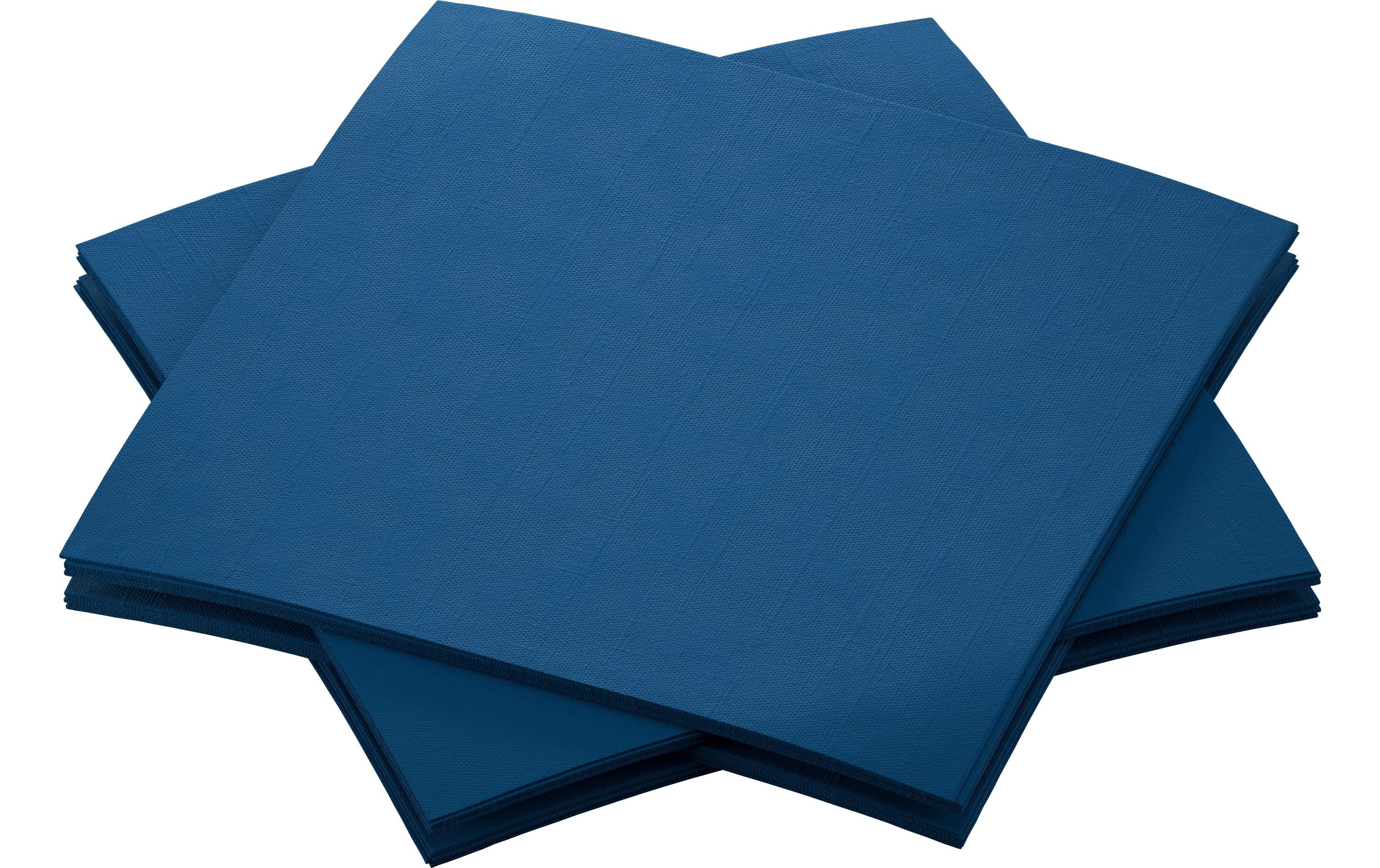 Duni Servietten Bio DSF dunkelblau 20x20cm, 180 Stk.