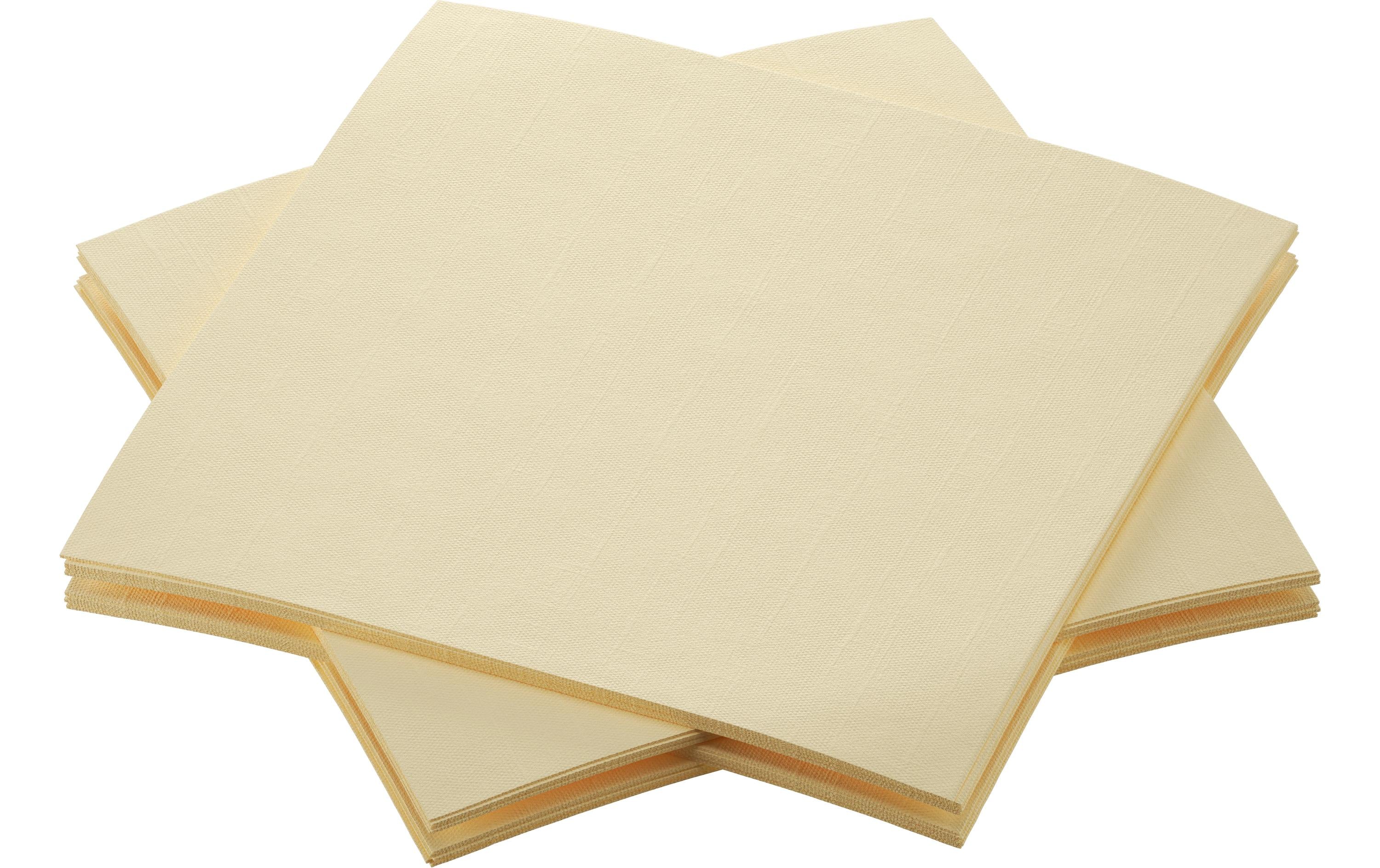 Duni Servietten Bio DSF cream 20x20cm, 180 Stk.