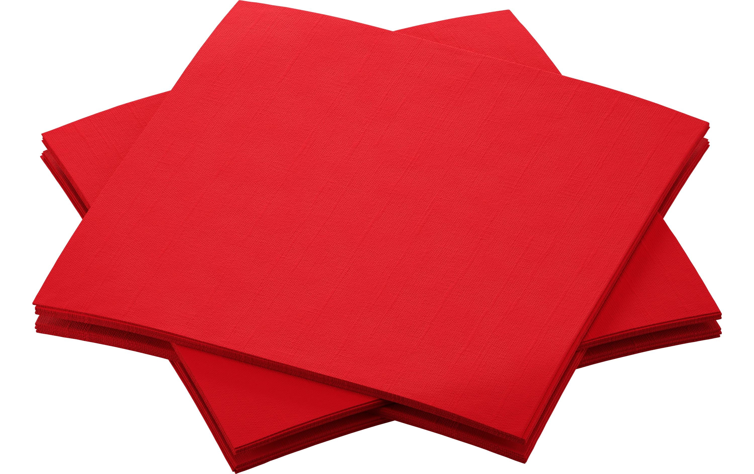 Duni Servietten Bio DSF rot 20x20cm, 180 Stk.