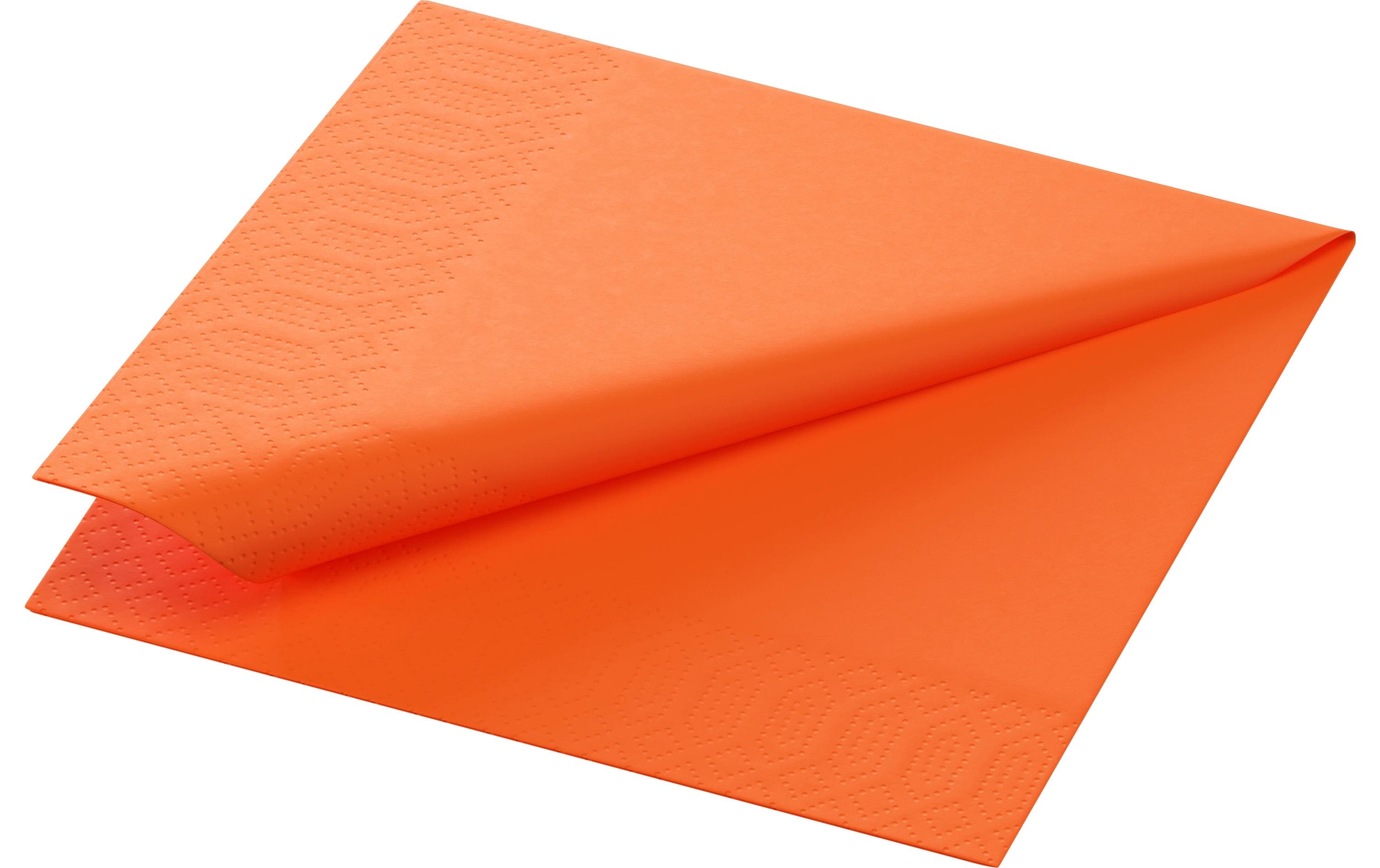 Duni Servietten 3-lagig sun orange 24x24cm, 250 Stk.