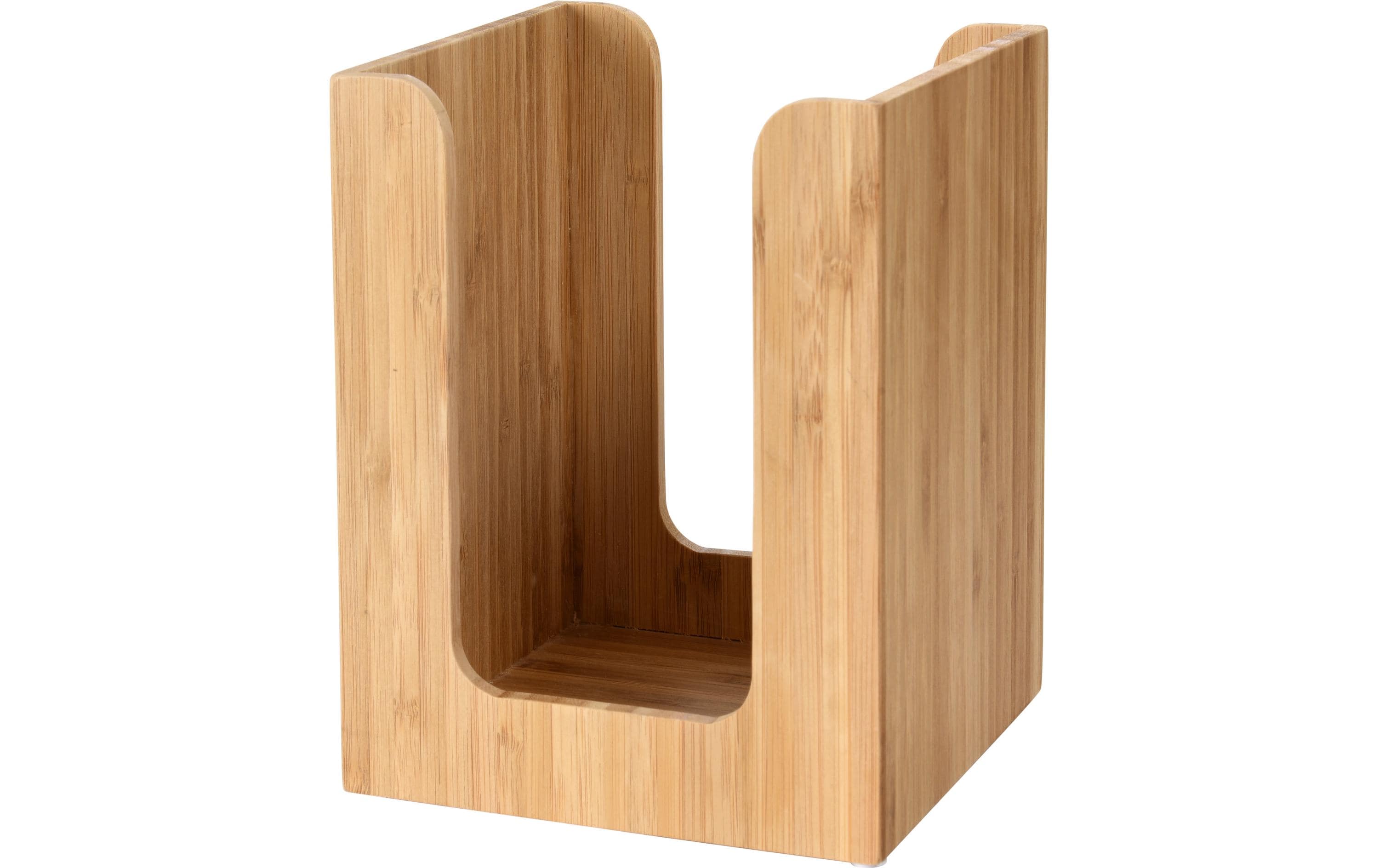 Duni Serviettenständer Bamboo 100 13x13cm, für ca. 100 Stk. Servietten