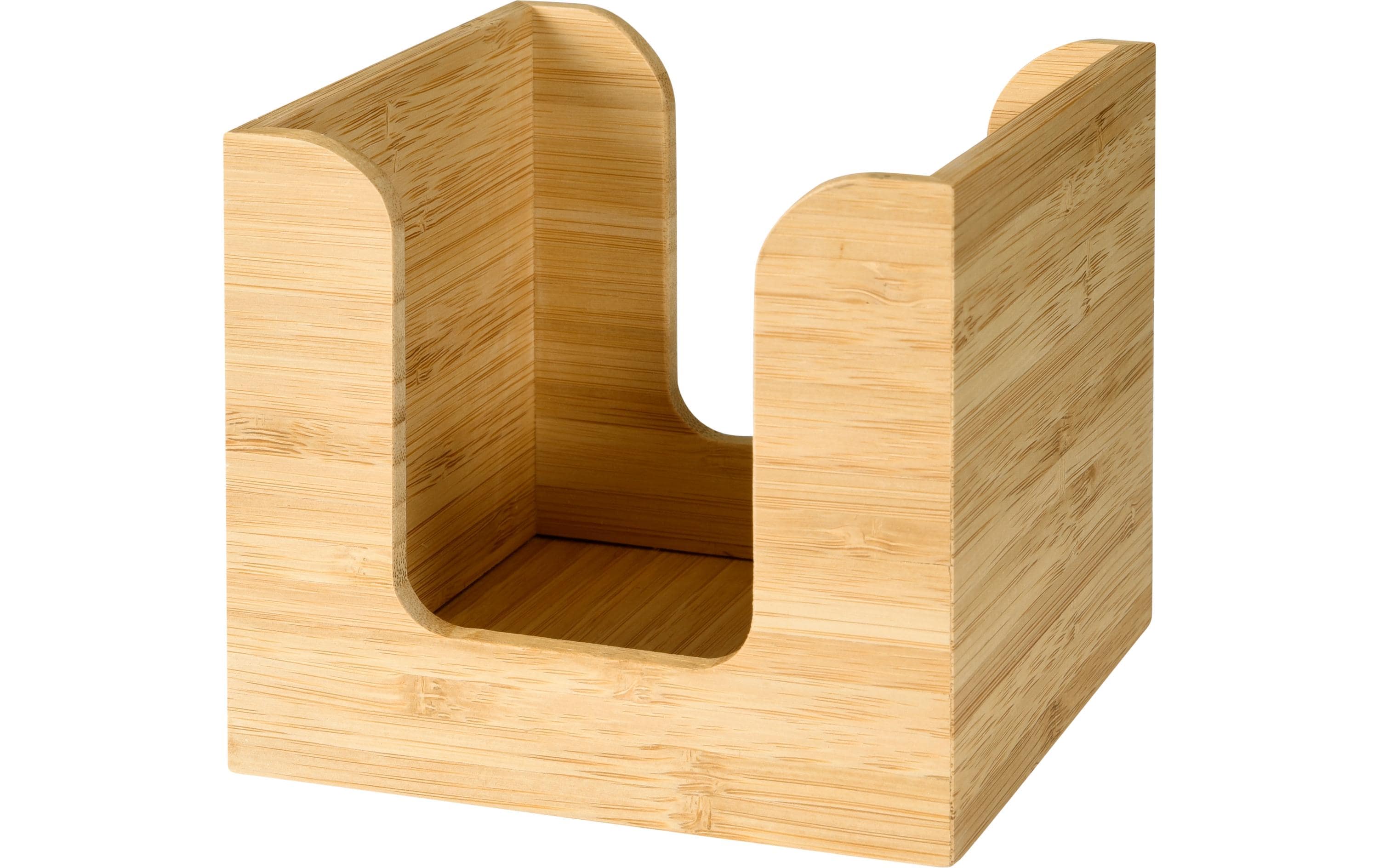 Duni Serviettenständer Bamboo 50 11x11cm, für ca. 50 Stk. Servietten
