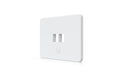 Ubiquiti UACC-WP-KEYSTONE-H-2P, 2x Keystone 4-Pack,Horizontal, paintable, 2-Port