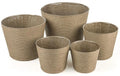 Chalet Kordel Korb Kornelia XL 19x19x16cm grau-braun