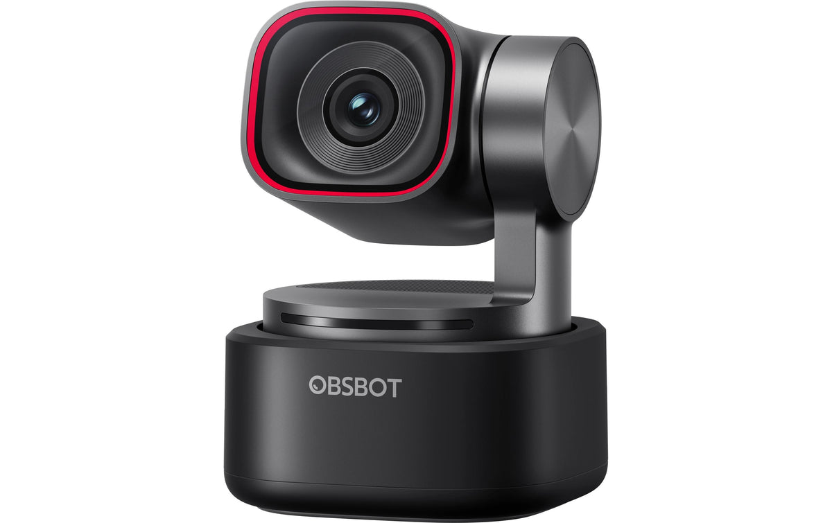 OBSBOT Tiny 3 PTZ USB AI Webcam Gesture Control, AI Tracking, Auto Zoom