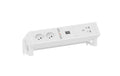 DESK2 2xT13 1xUSB C 100W 0,2m RAL9010 ws