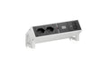DESK2 2xT13 1xUSB C/C 45W 0,2m RAL9010