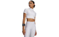 Under Armour HEATGEAR CROP MOCK SS Grösse: S, Farbe: Weiss