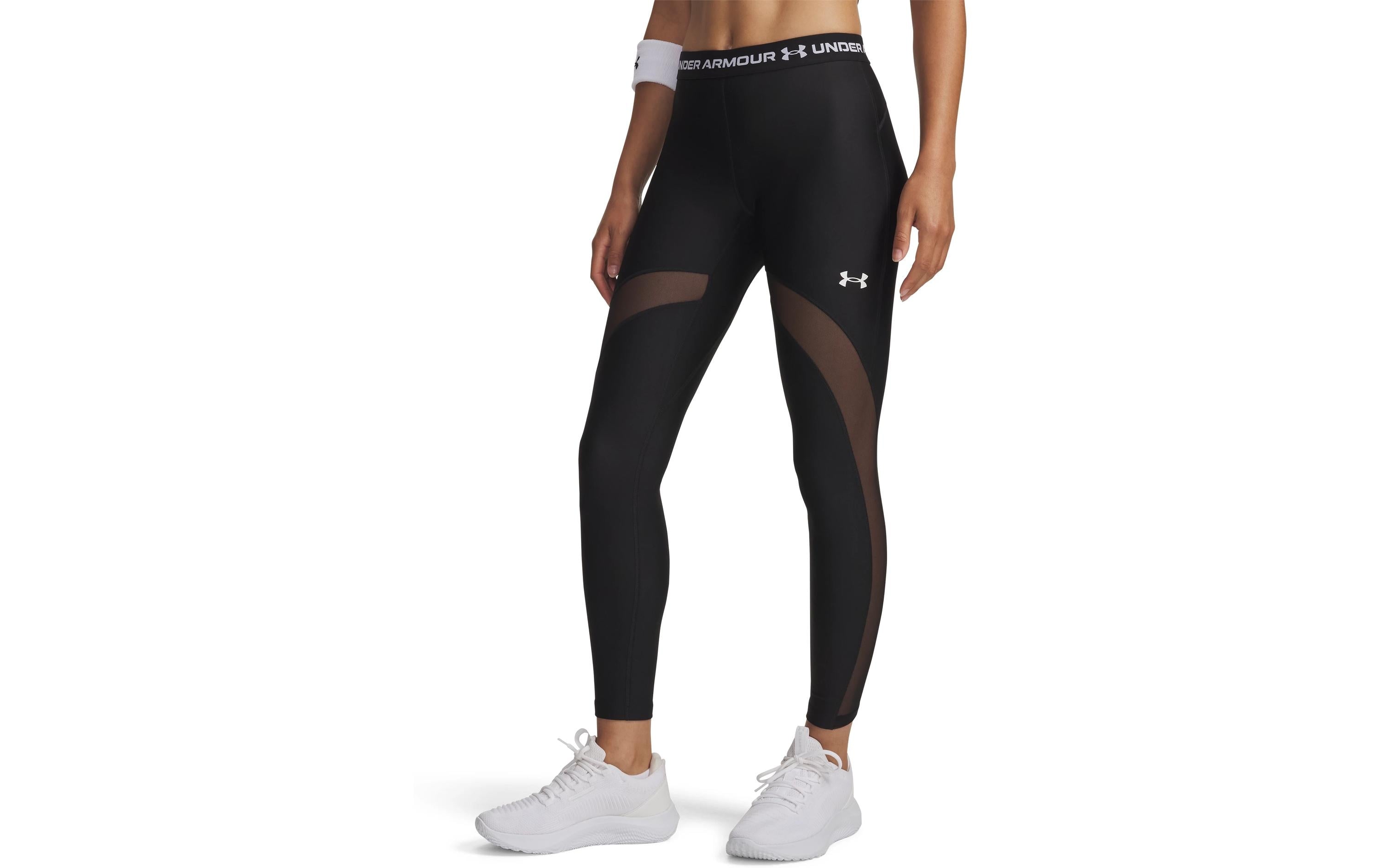 Under Armour HEATGEAR MESH LEGGING Grösse: M, Farbe: Schwarz