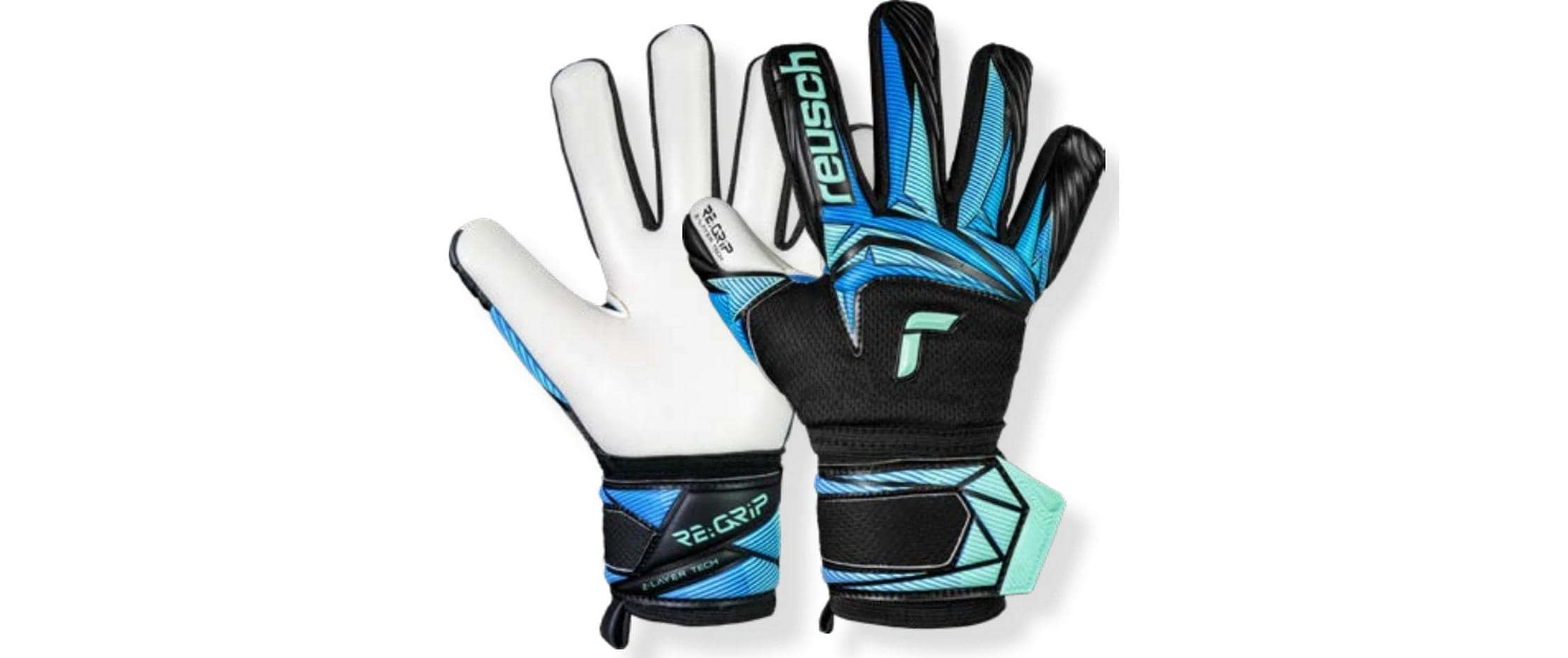 Reusch Attrakt RE:GRIP NC Junior Grösse: 5, Farbe: schwarz/ocean light
