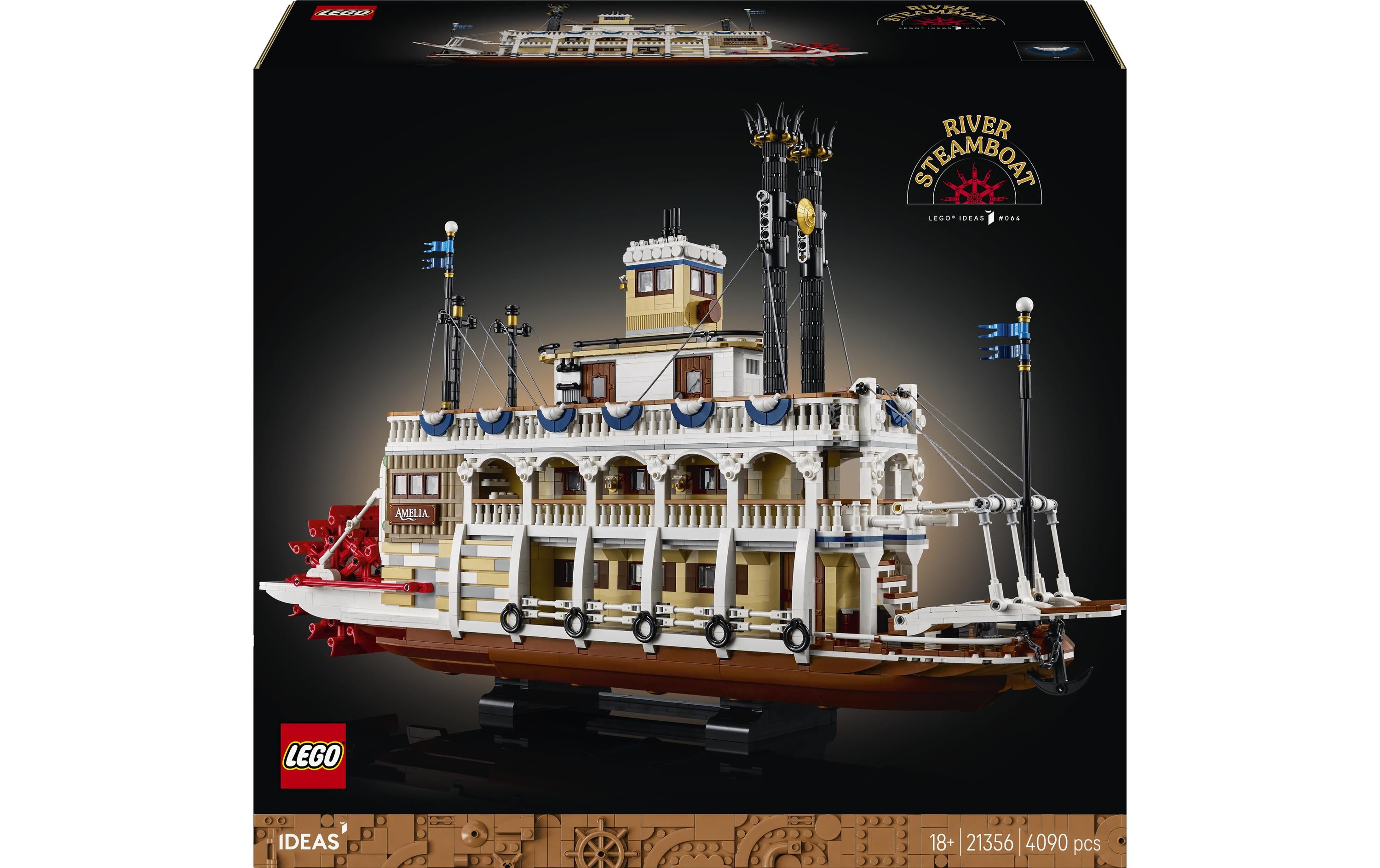 LEGO Ideas River Steamboat 21356