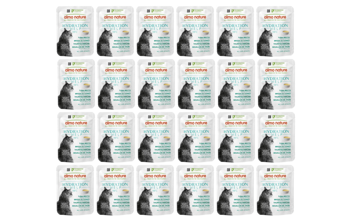 Almo Nature Hydration Help HFC 24x50g KIT Thunfischbrühe