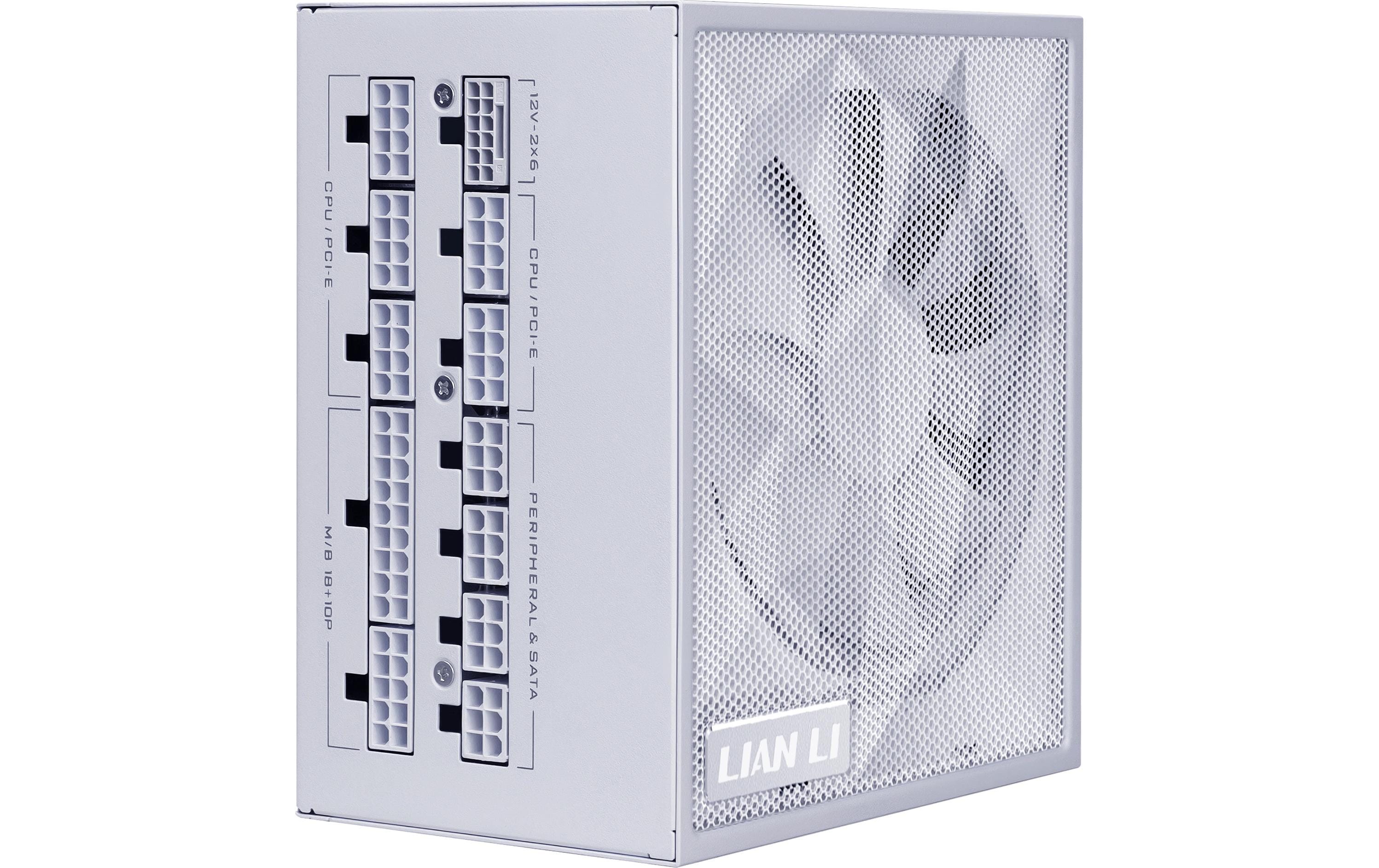 Netzteil Lian Li SX1200, ATX3.1 80+ Plat., vollmodular, Weiss