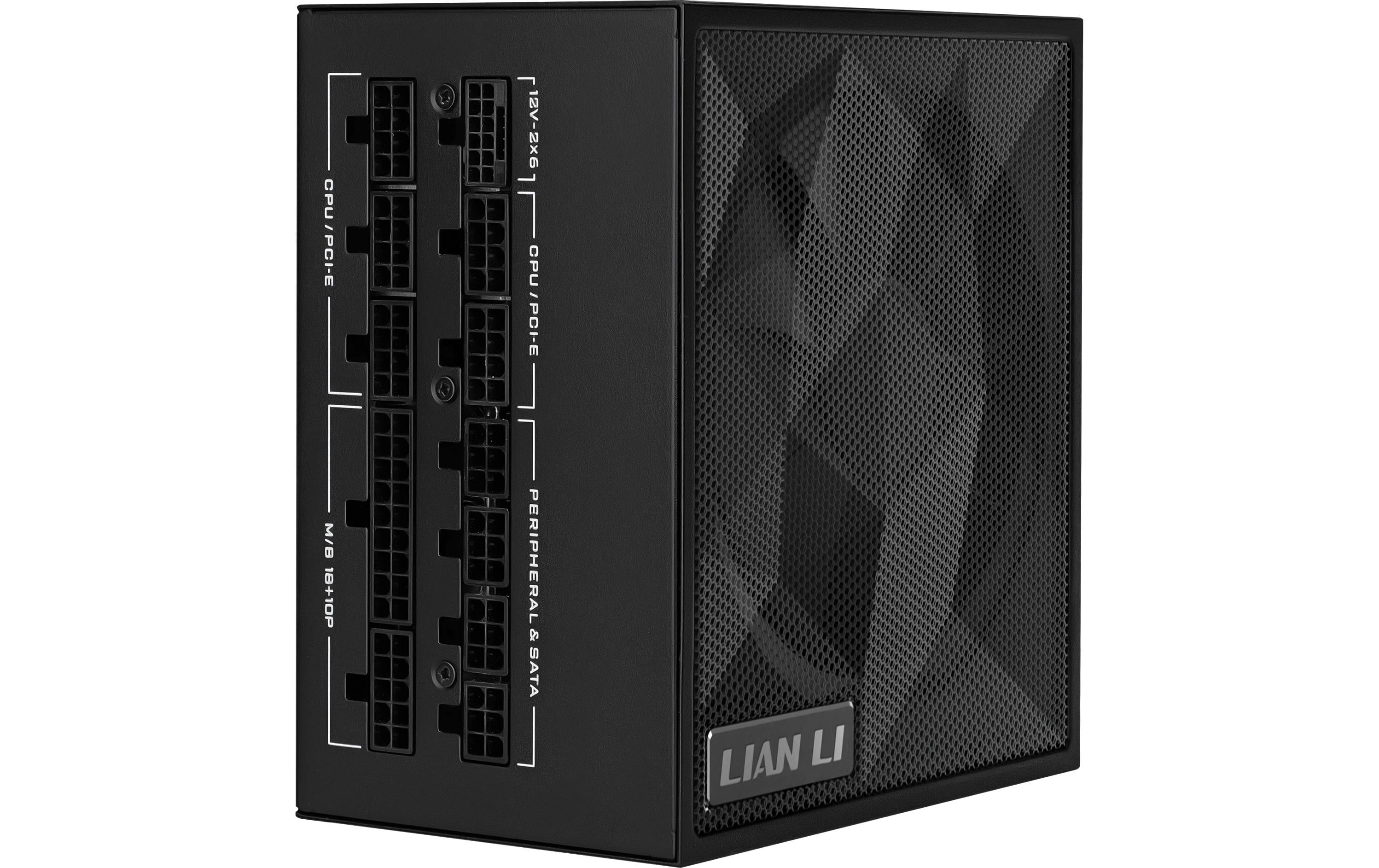 Netzteil Lian Li SX1000, ATX3.1 80+ Plat., vollmodular, Schwarz