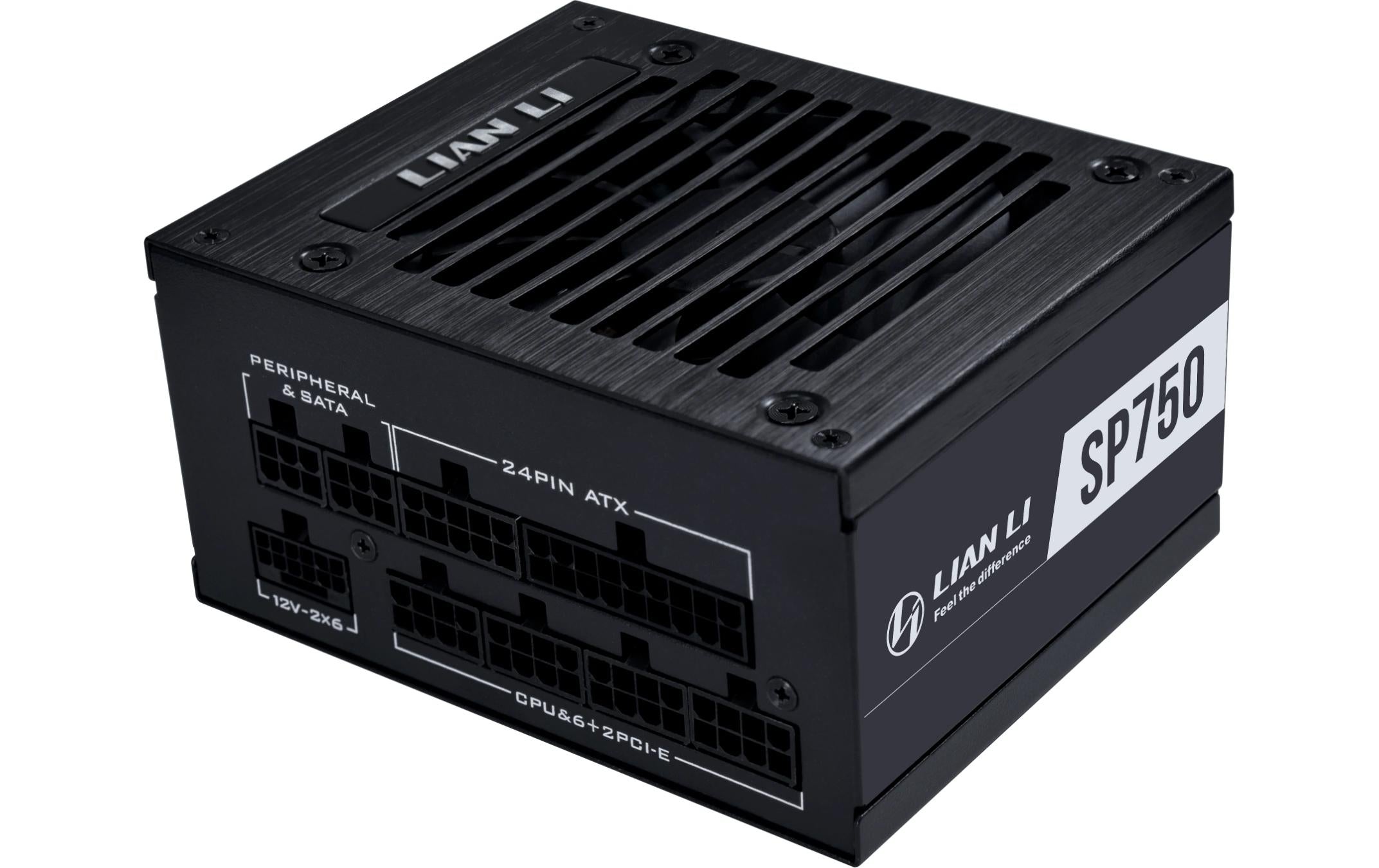 Netzteil Lian Li SP750 V2, ATX3.1 80+ Gold, modular, Schwarz
