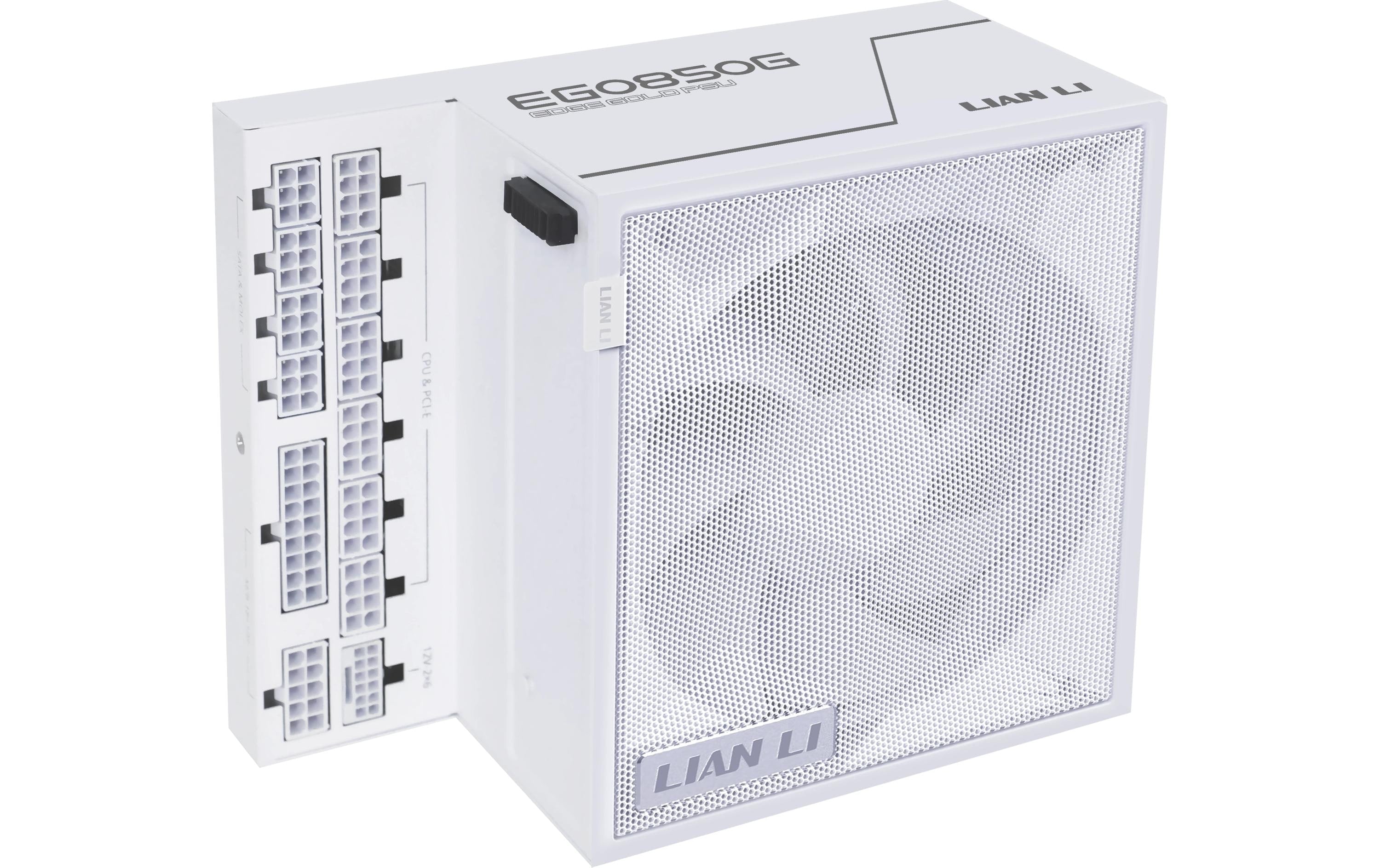 Netzteil Lian Li Edge 850, ATX3.1 80+ Gold, vollmodular, weiss