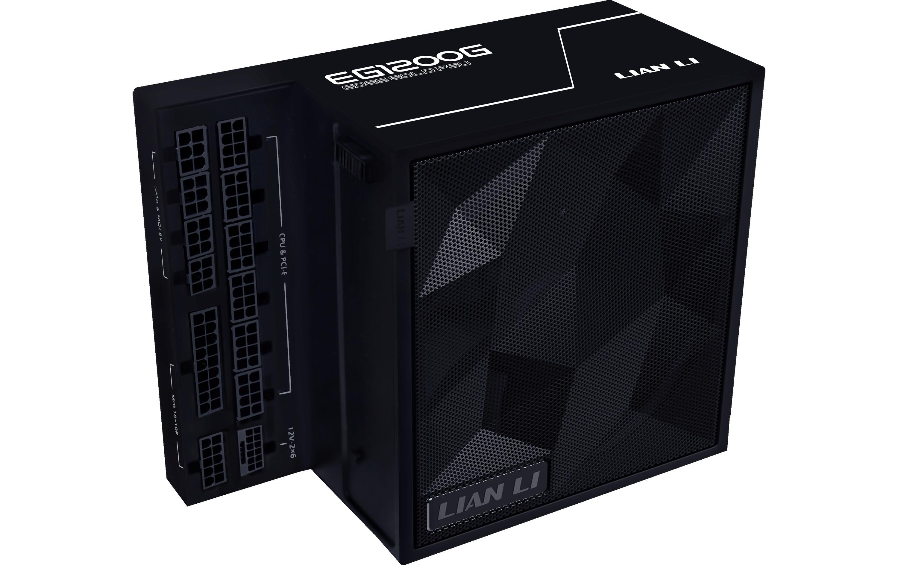 Netzteil Lian Li Edge 1200, ATX3.1 80+ Gold, vollmodular, Schwarz