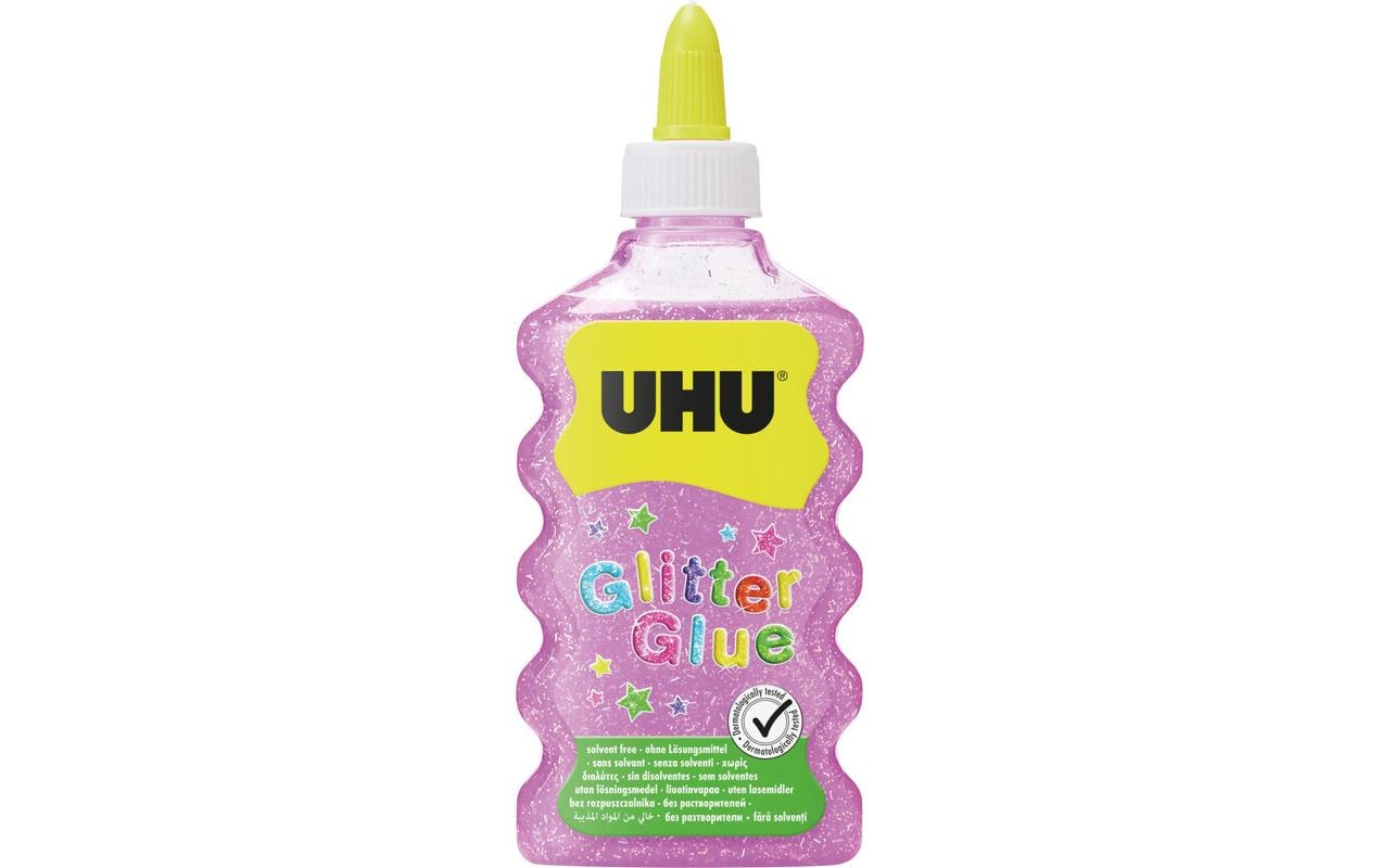 UHU Glitter Glue Maxi pink 177ml
