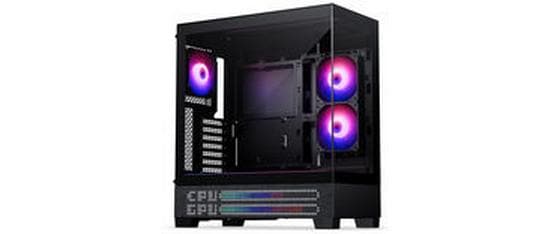 Phanteks XT View Matrix Midi Tower, E-ATX, Matrix LED, Schwarz