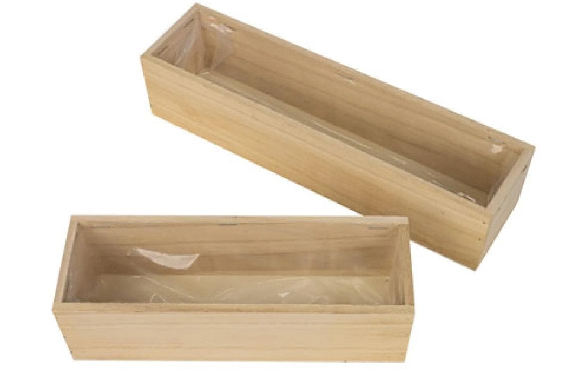 Chalet Pflanzkasten Jutz L breit 35x10x9cm braun