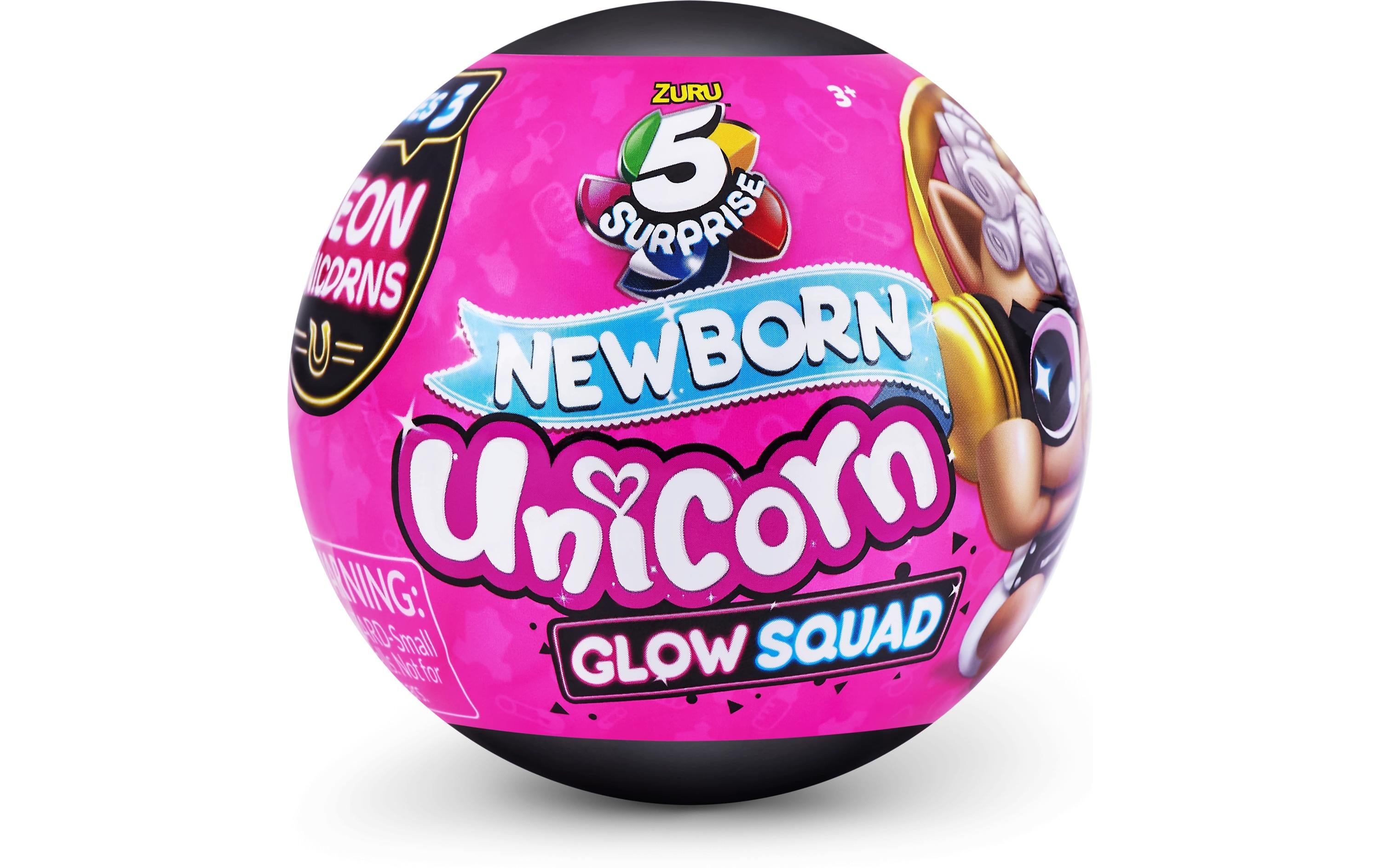 5 Surprise Newborn Unicorn Glow Squad Series 6 - Assortiert