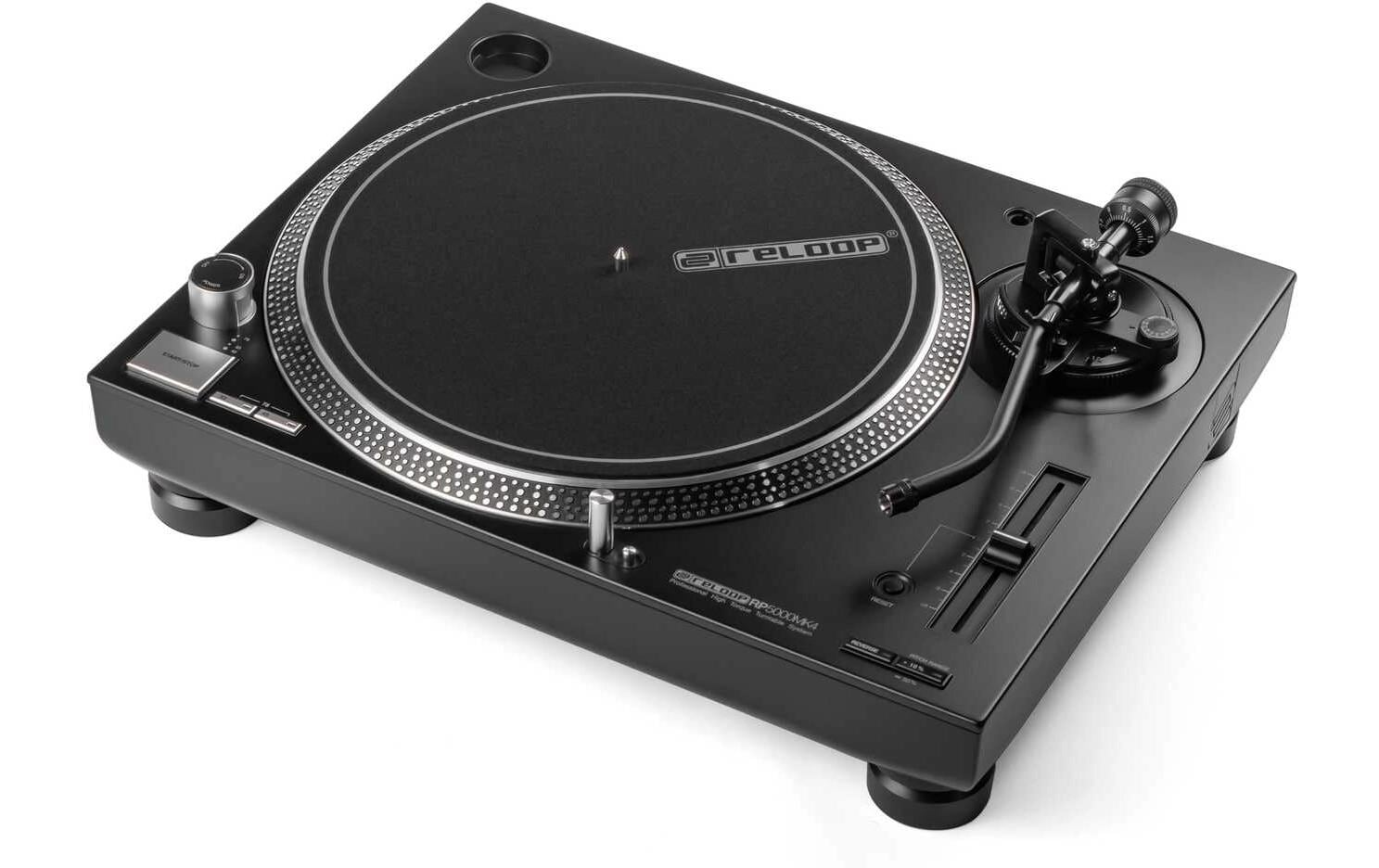 Reloop RP-5000 MK4 DJ-Turntable mit Direktantrieb, schwarz