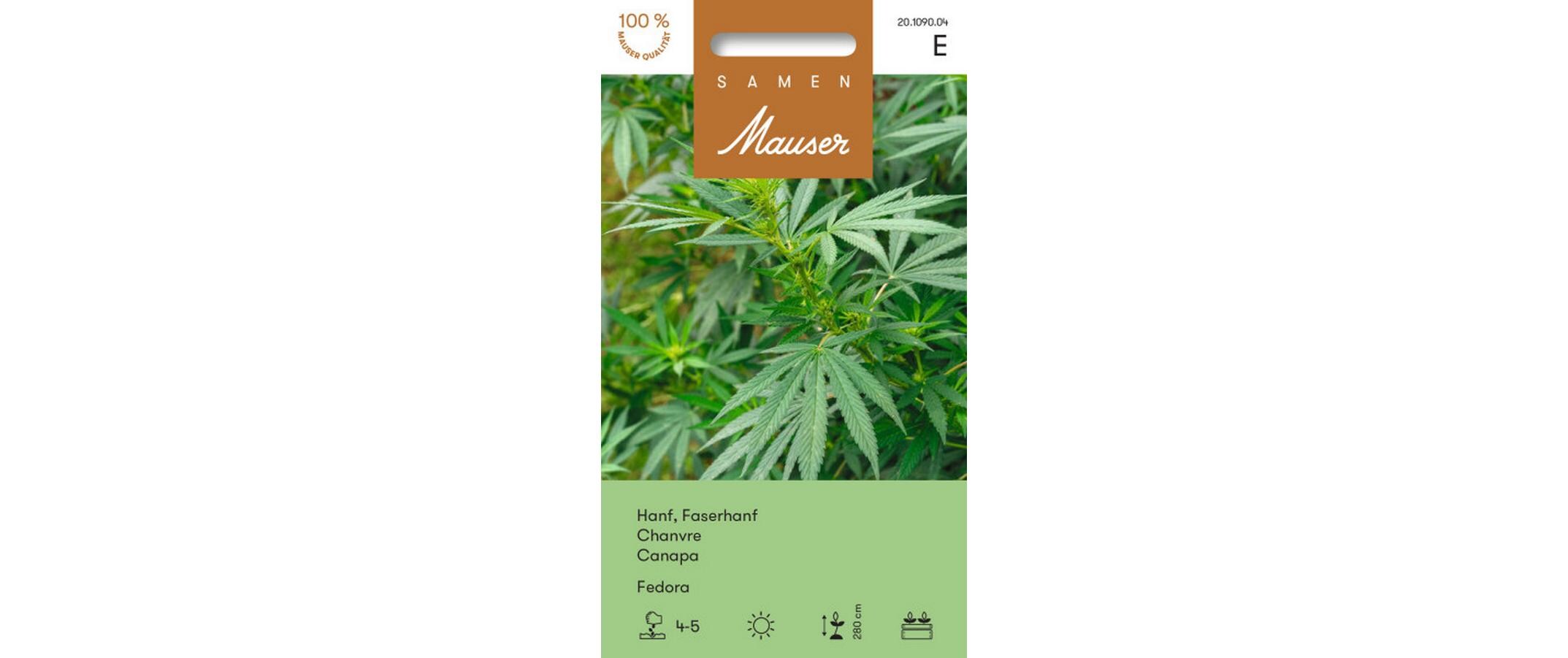 Faserhanf Fedora Cannabis sativa