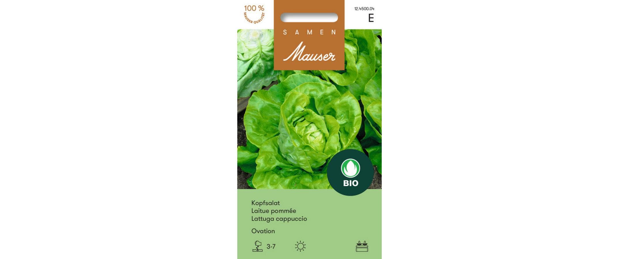 Kopfsalat Ovation Aus kontr. biol. Anbau Knospe