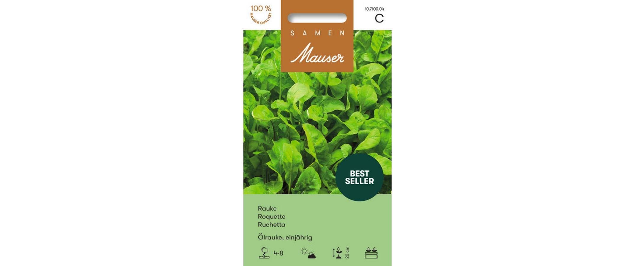 Rauke (Ölrauke)), einjährig Eruca sativa