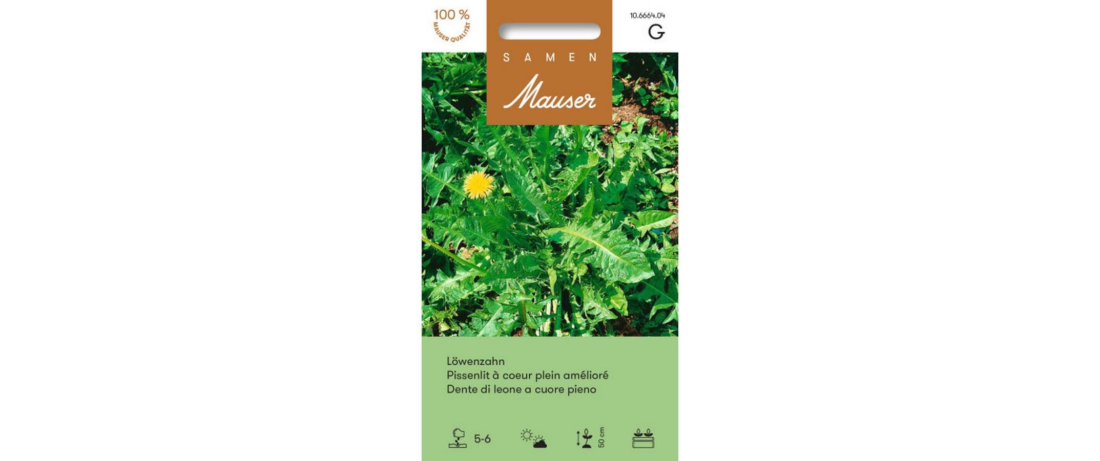 Löwenzahn vollherz Taraxacum officinale