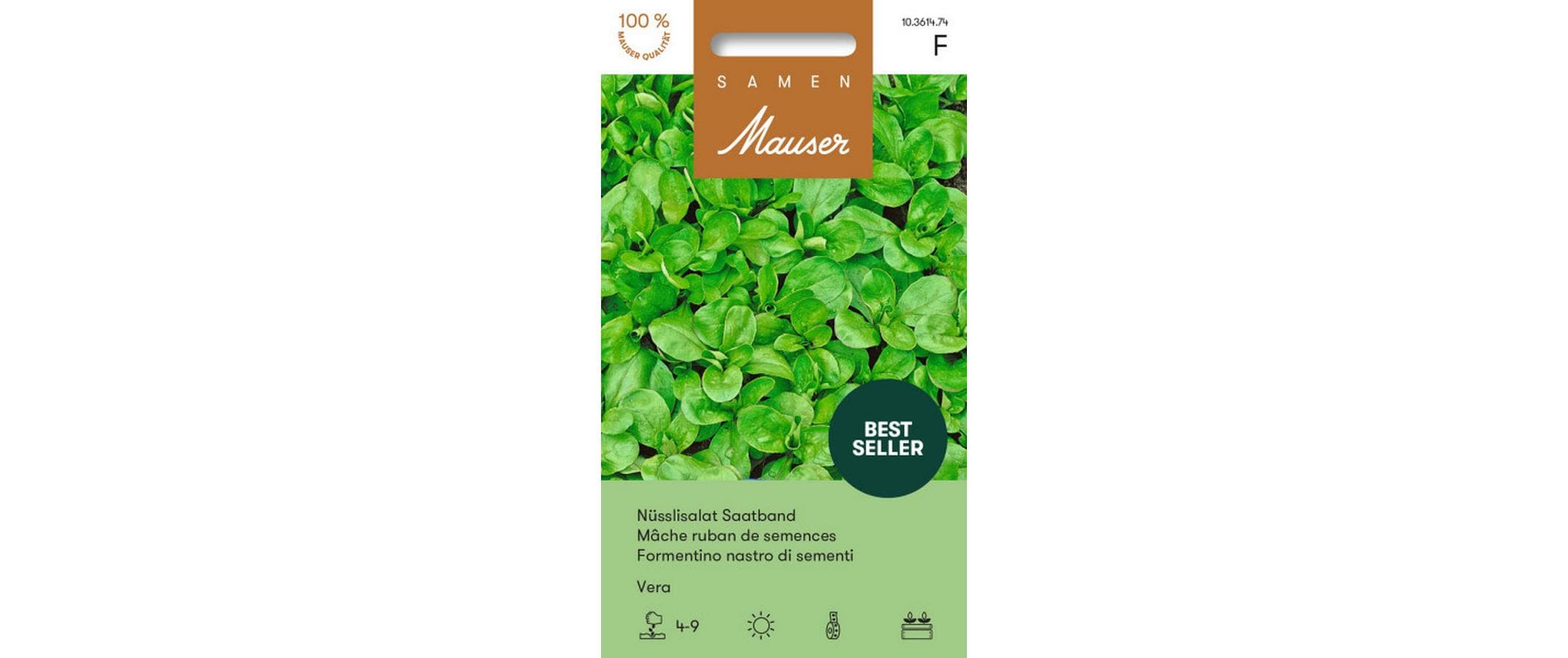 Saatband Nüsslisalat Vera Saatband Valerianella locusta