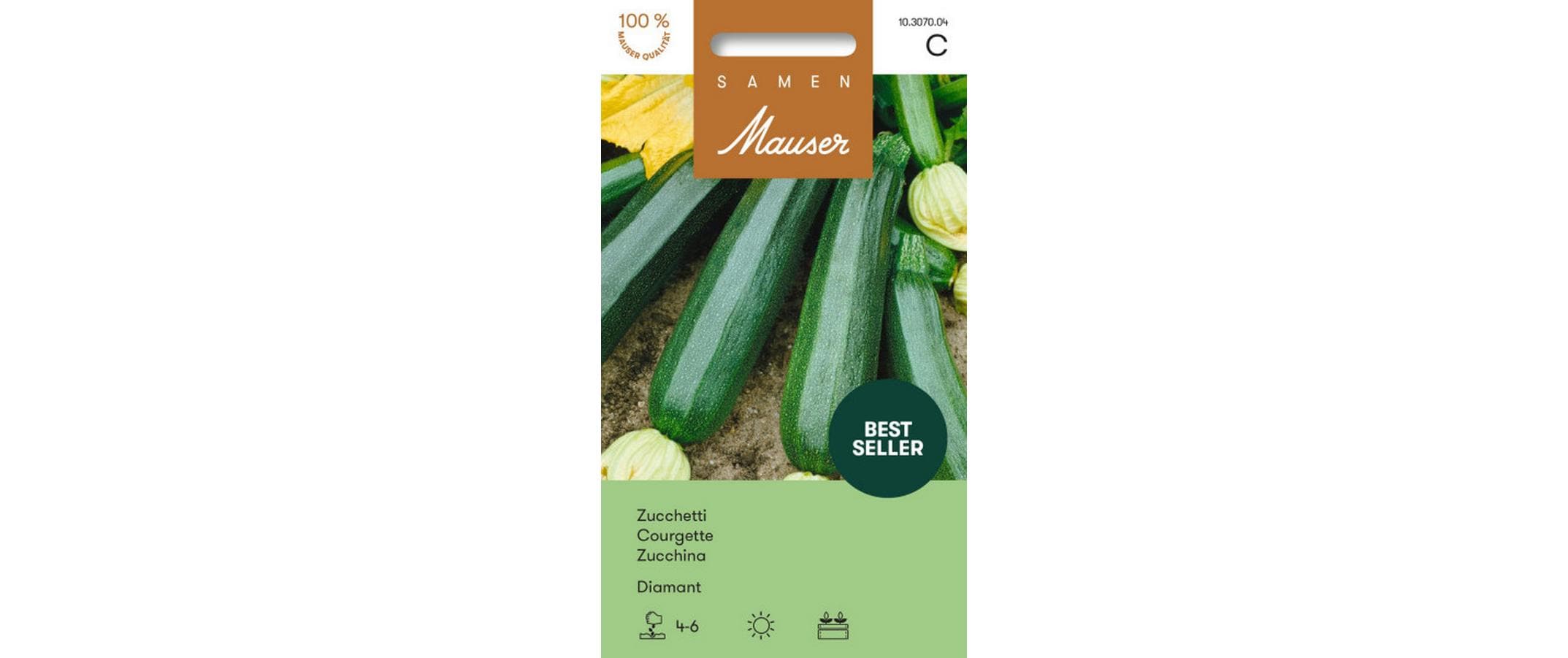 Zucchetti Diamant Cucurbita pepo