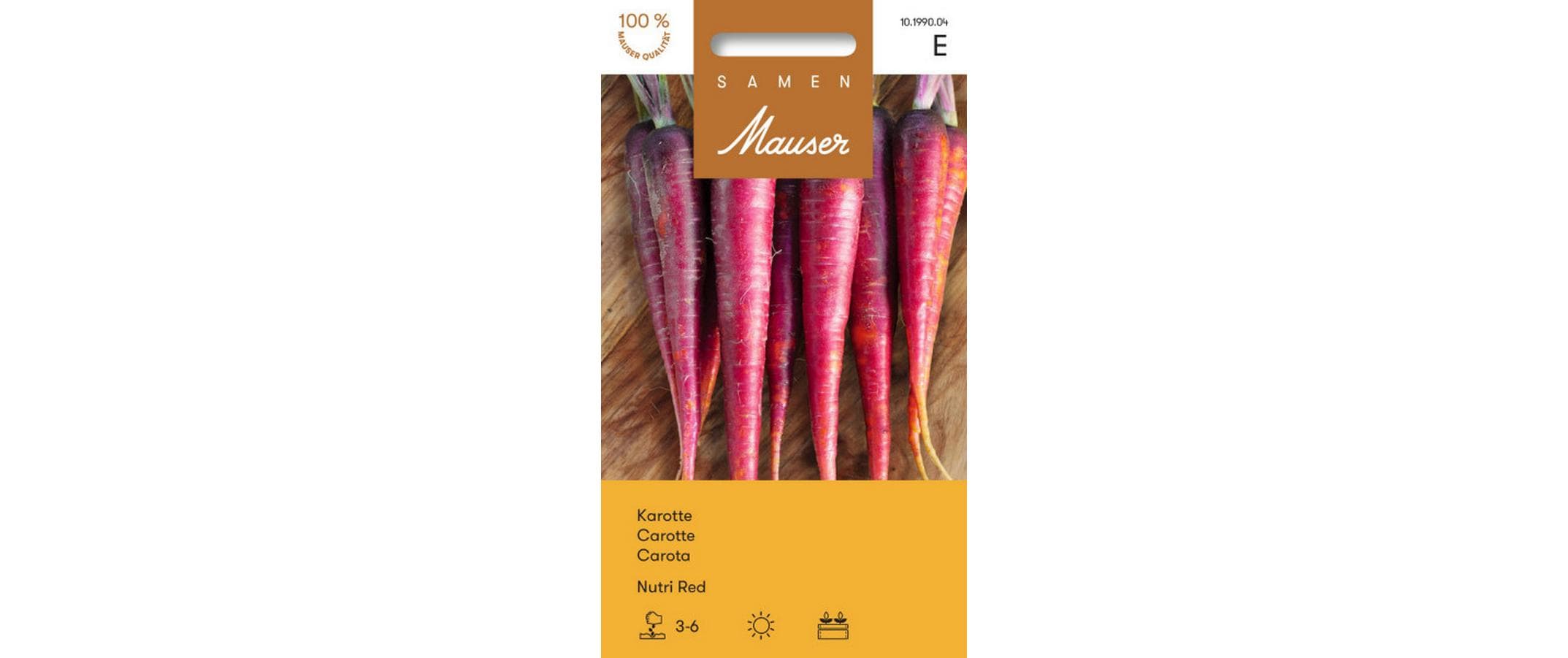 Karotte Nutri Red Daucus carota sativus