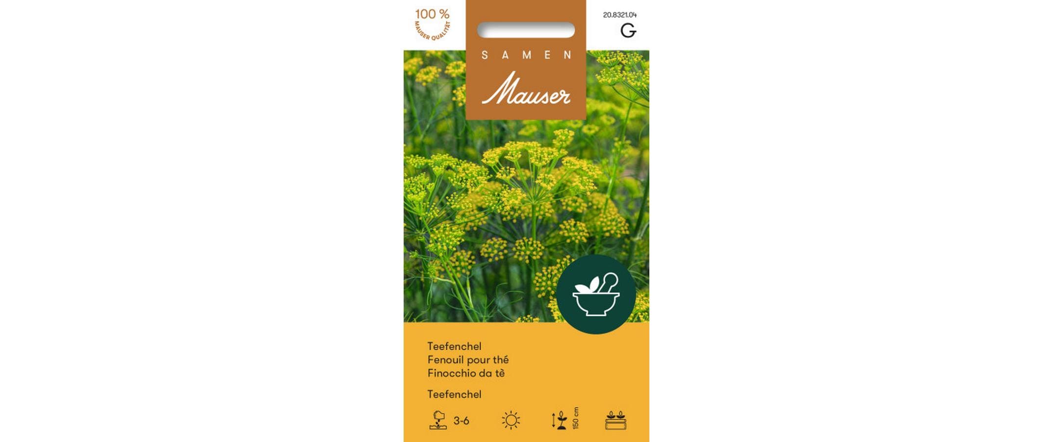 Samen Mauser Teefenchel Solanum melongena