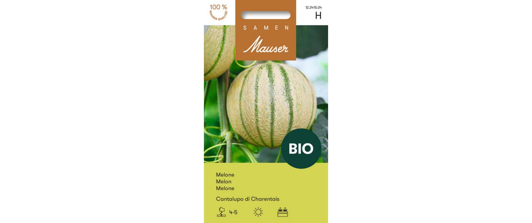 Samen Mauser Melone Cantalupo di Charentais