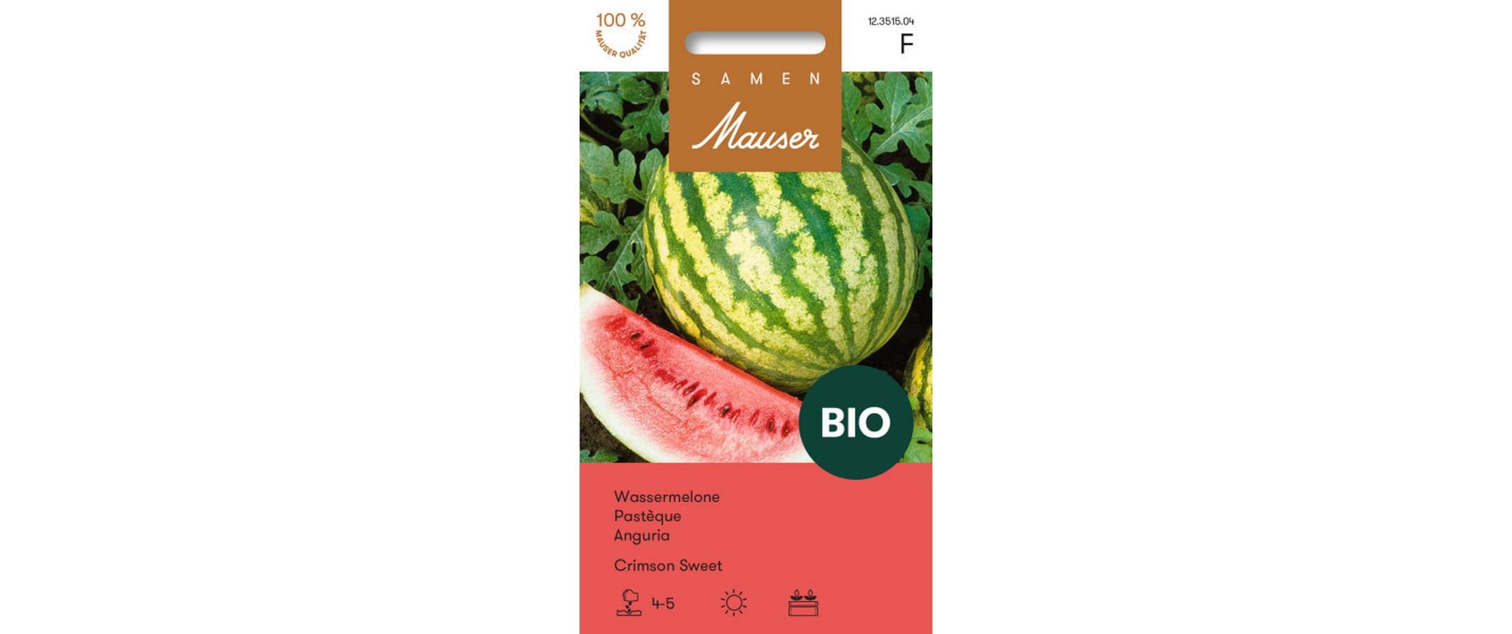 Samen Mauser Wassermelone Crimson Sweet
