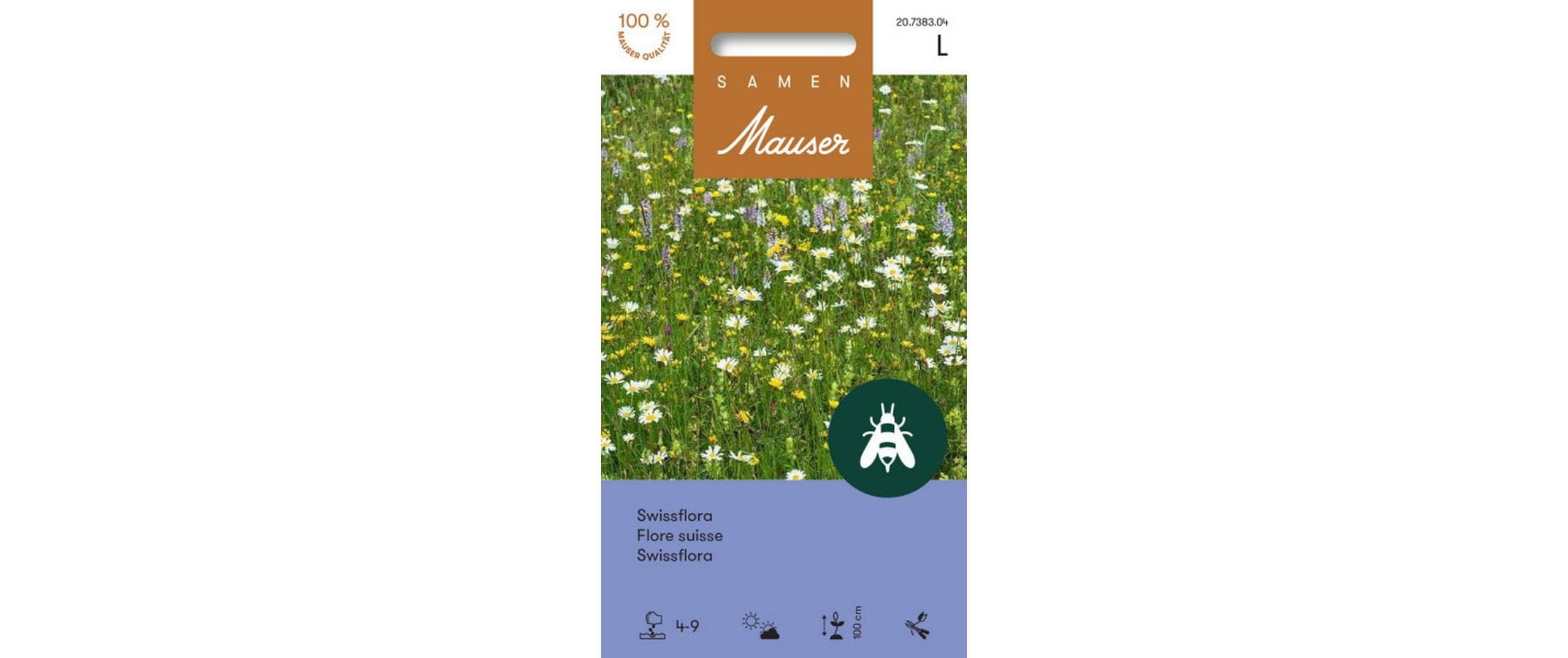 Samen Mauser Wildblumen Swissflora 50 g ca. 5 m2