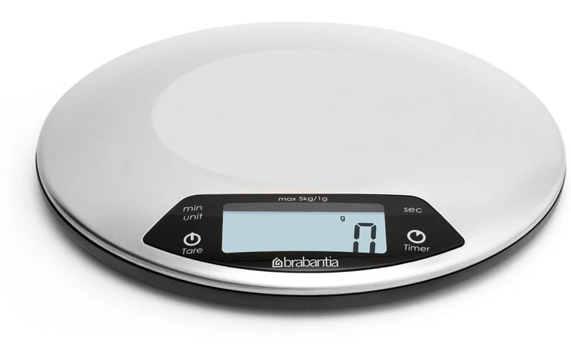 Brabantia Digitale Küchenwage Silber