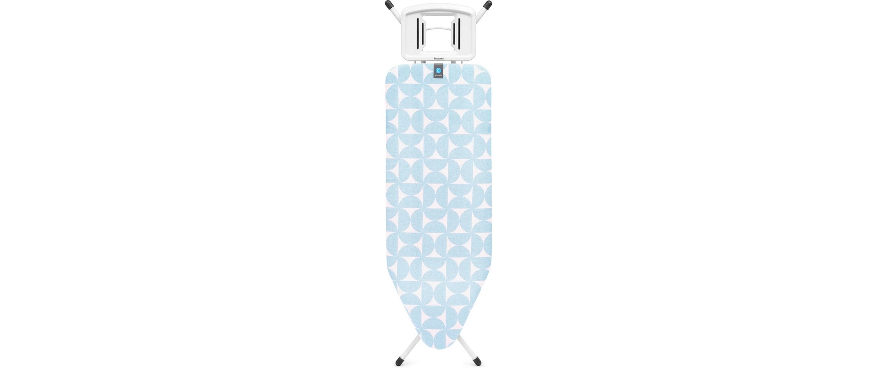 Brabantia Bügeltisch C 124 x 45 cm Dst-Mulde Solid -  Fresh Breeze/White