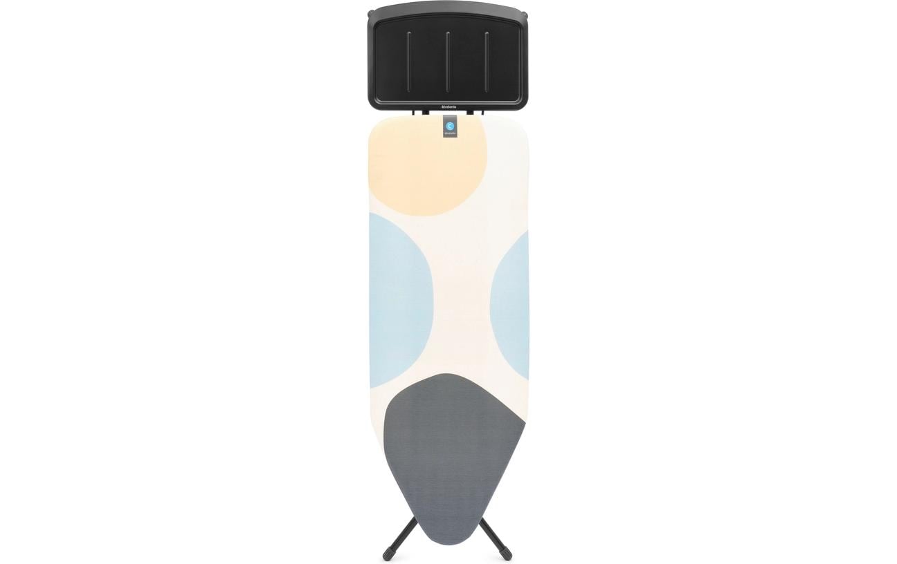 Brabantia Bügeltisch C 124 x 45 cm Dst-Ablage Solid - Spring Bubbles