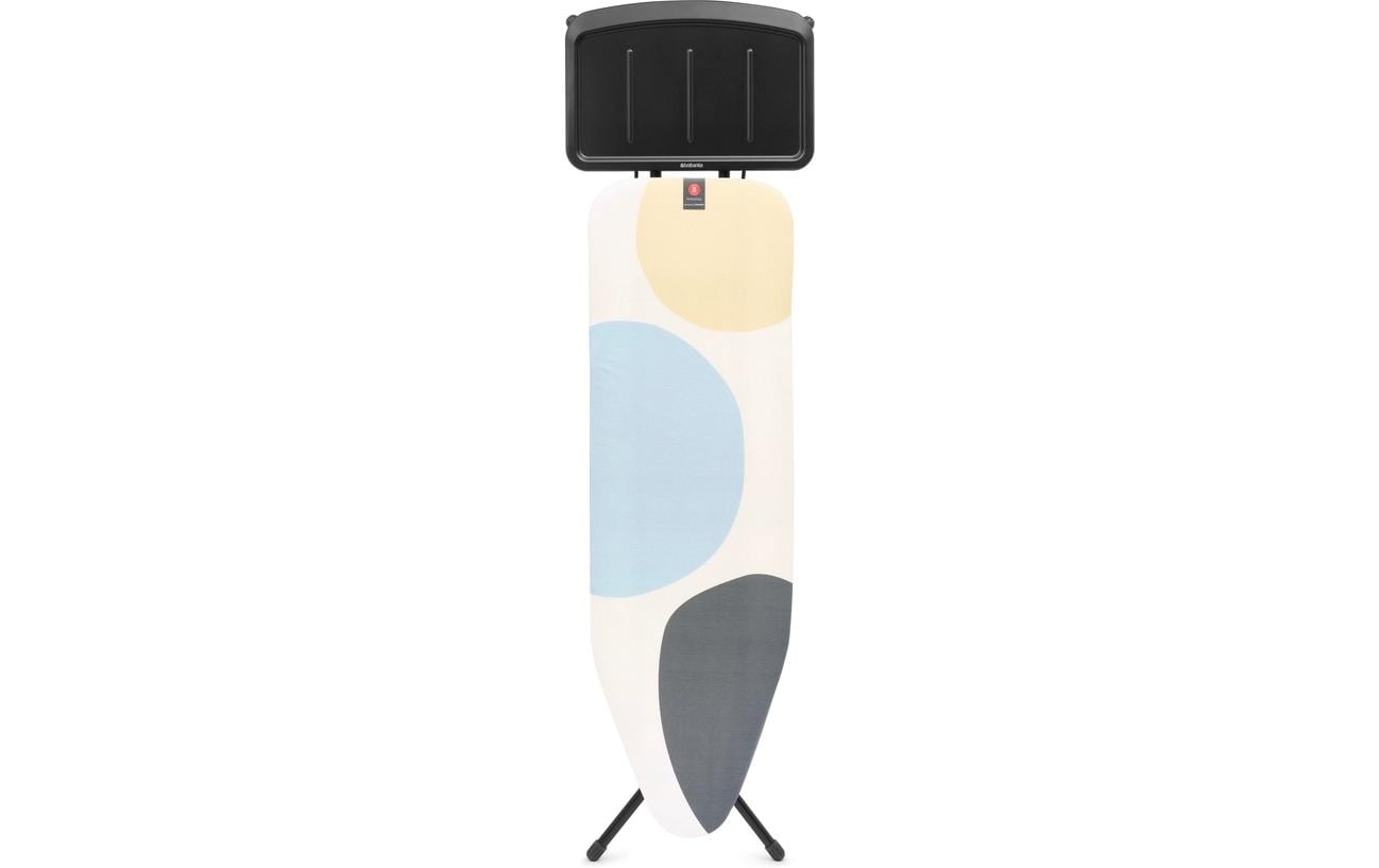 Brabantia Bügeltisch B 124 x 38 cm Dst-Ablage Solid - Spring Bubbles