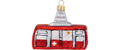 CN Weihnachtskugel Schweizer Luftseilbahn Glas
