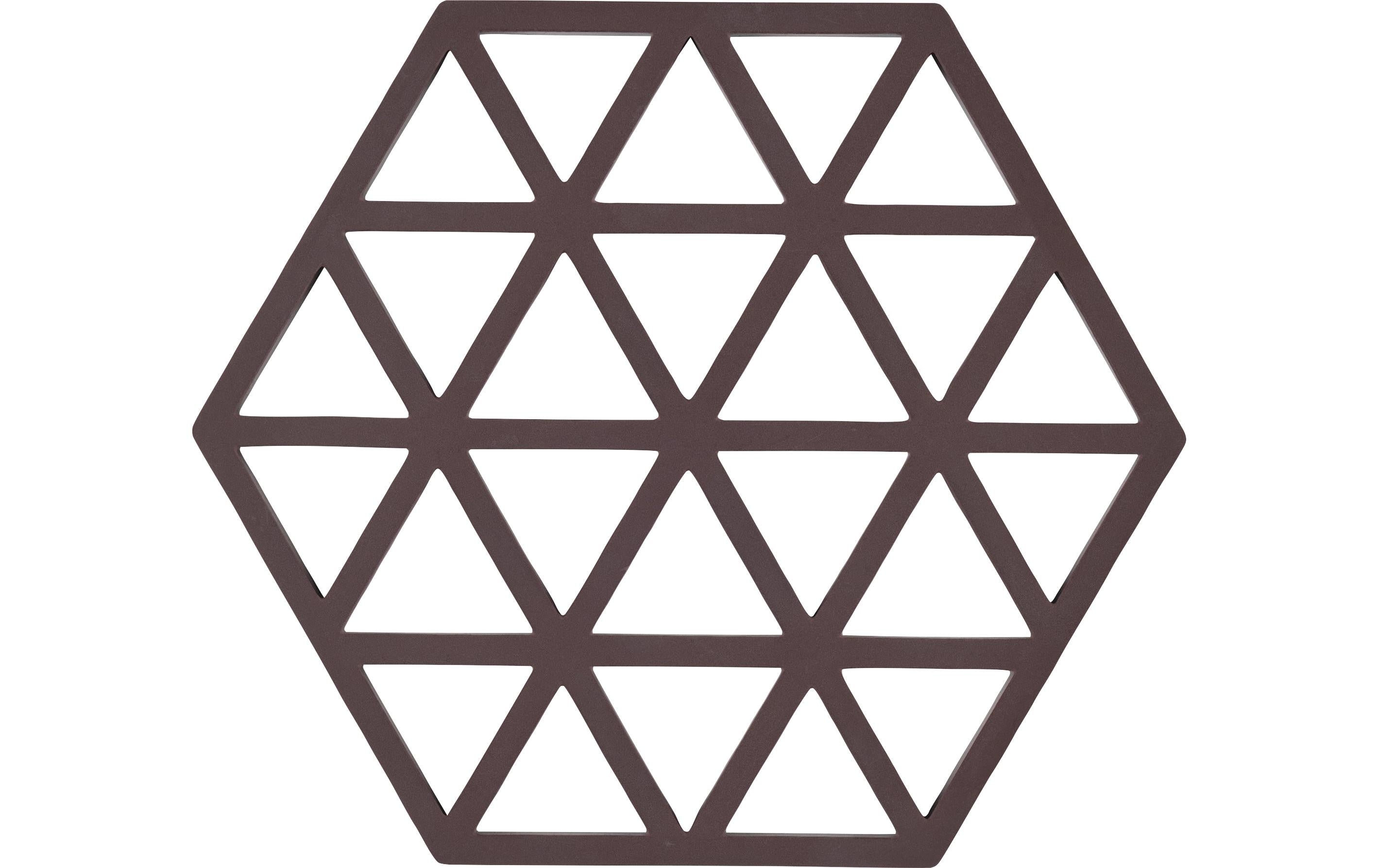 Zone Topfuntersetzer Triangles, Kalamata 16x14x0.9 cm (LxBxH), Silikon