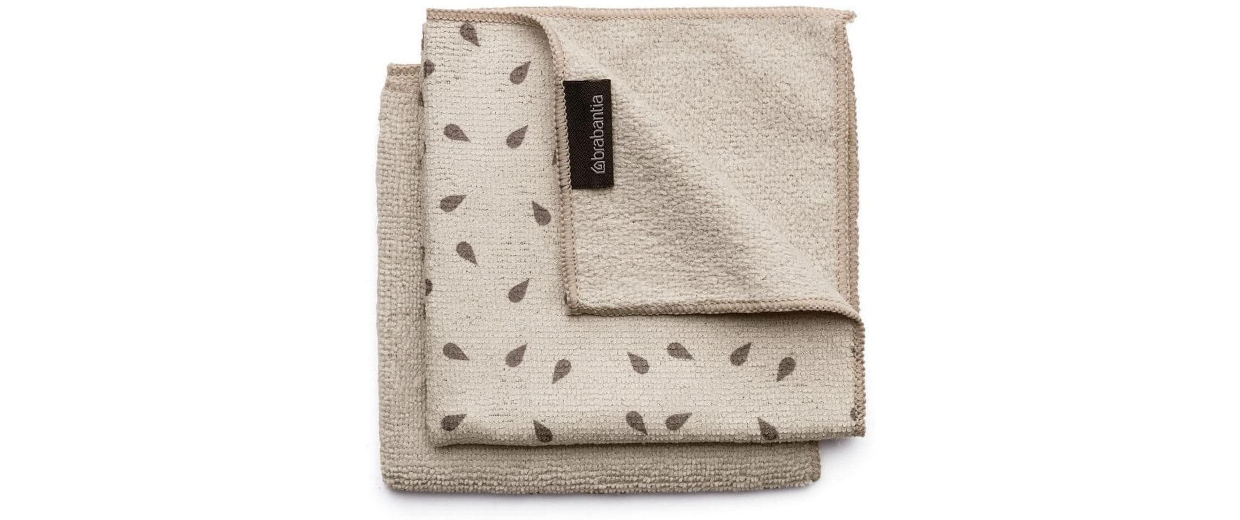 Brabantia Mikrofaser Geschirrhandtuch 2er Set Soft Beige