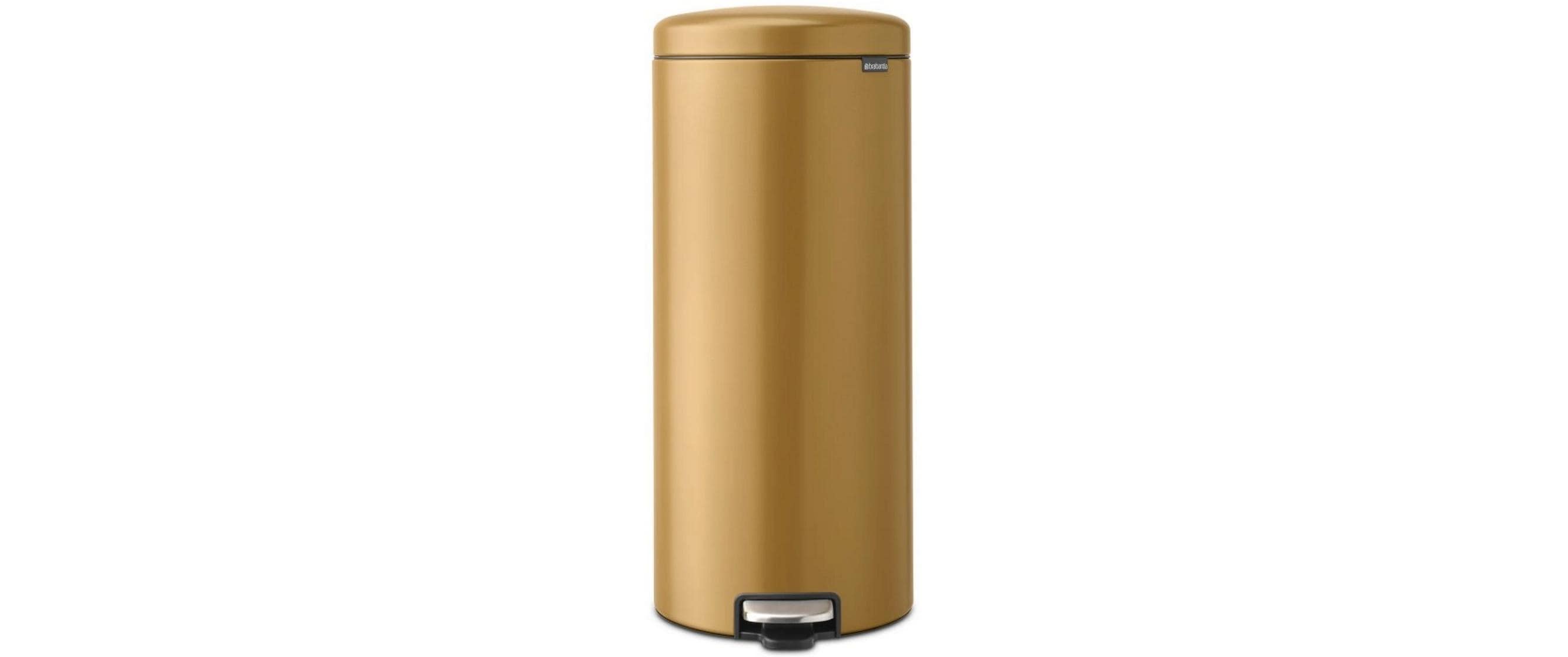 Brabantia NewIcon Treteimer 30 Liter Warm Gold